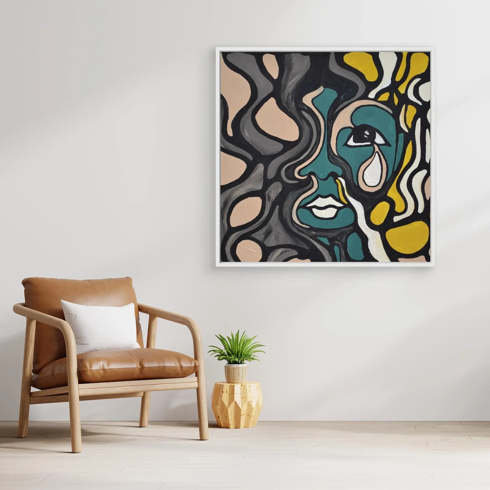 Canvas Print: Aether - Silvia Pusceddu | Contemporary Art Prints