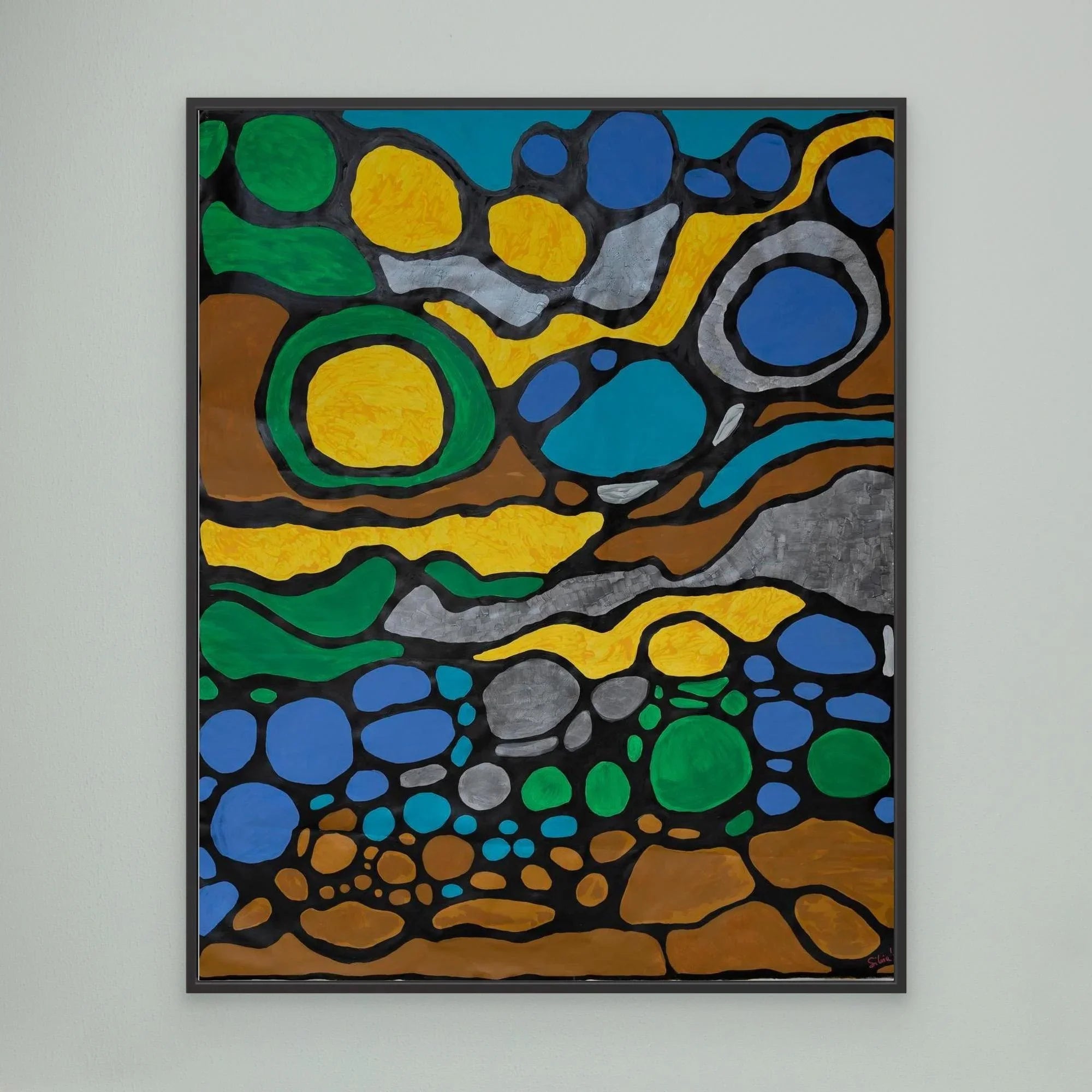 Canvas Print: Joyful - Silvia Pusceddu | Contemporary Art Prints