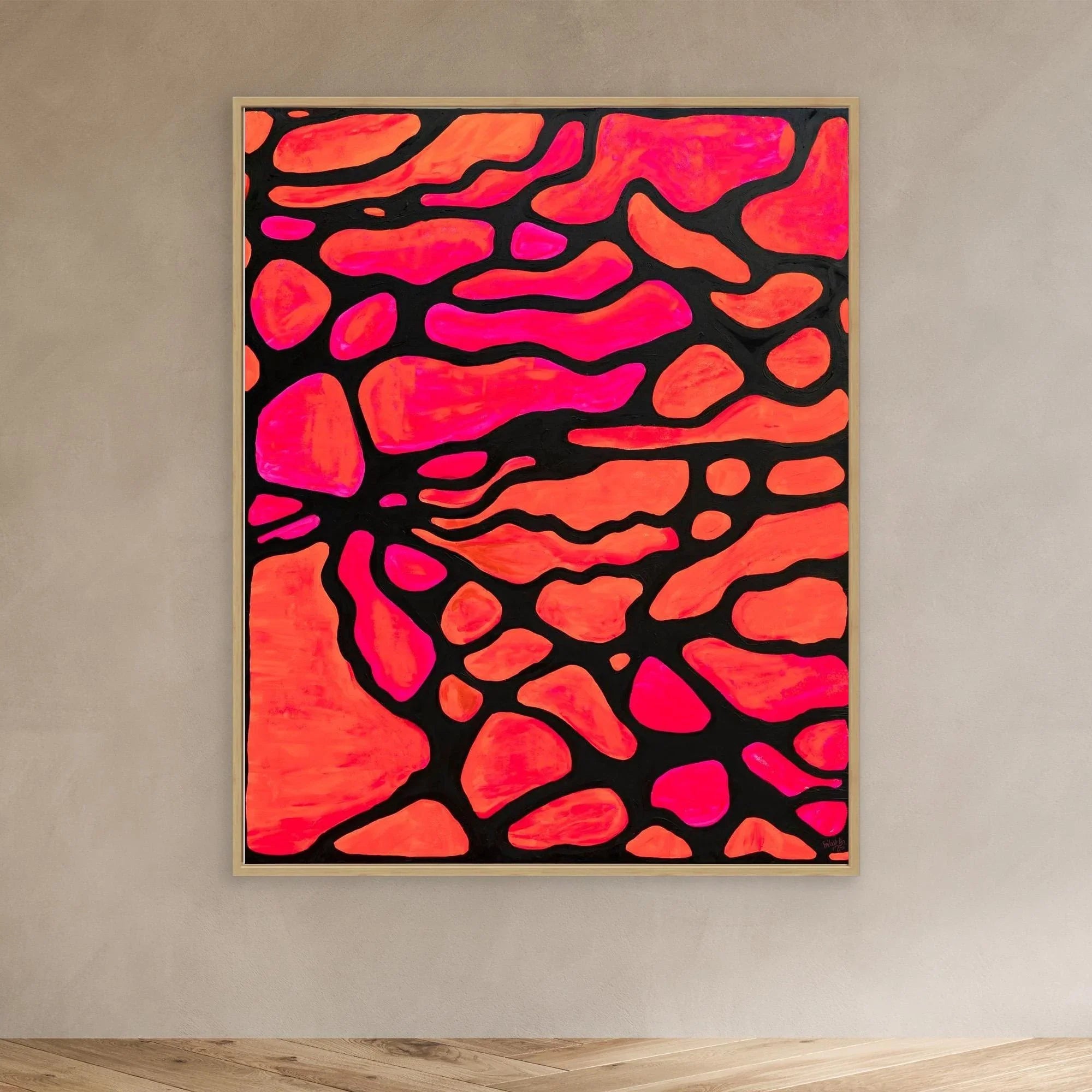 Canvas Print: Rosso di Sera - Silvia Pusceddu | Contemporary Art Prints