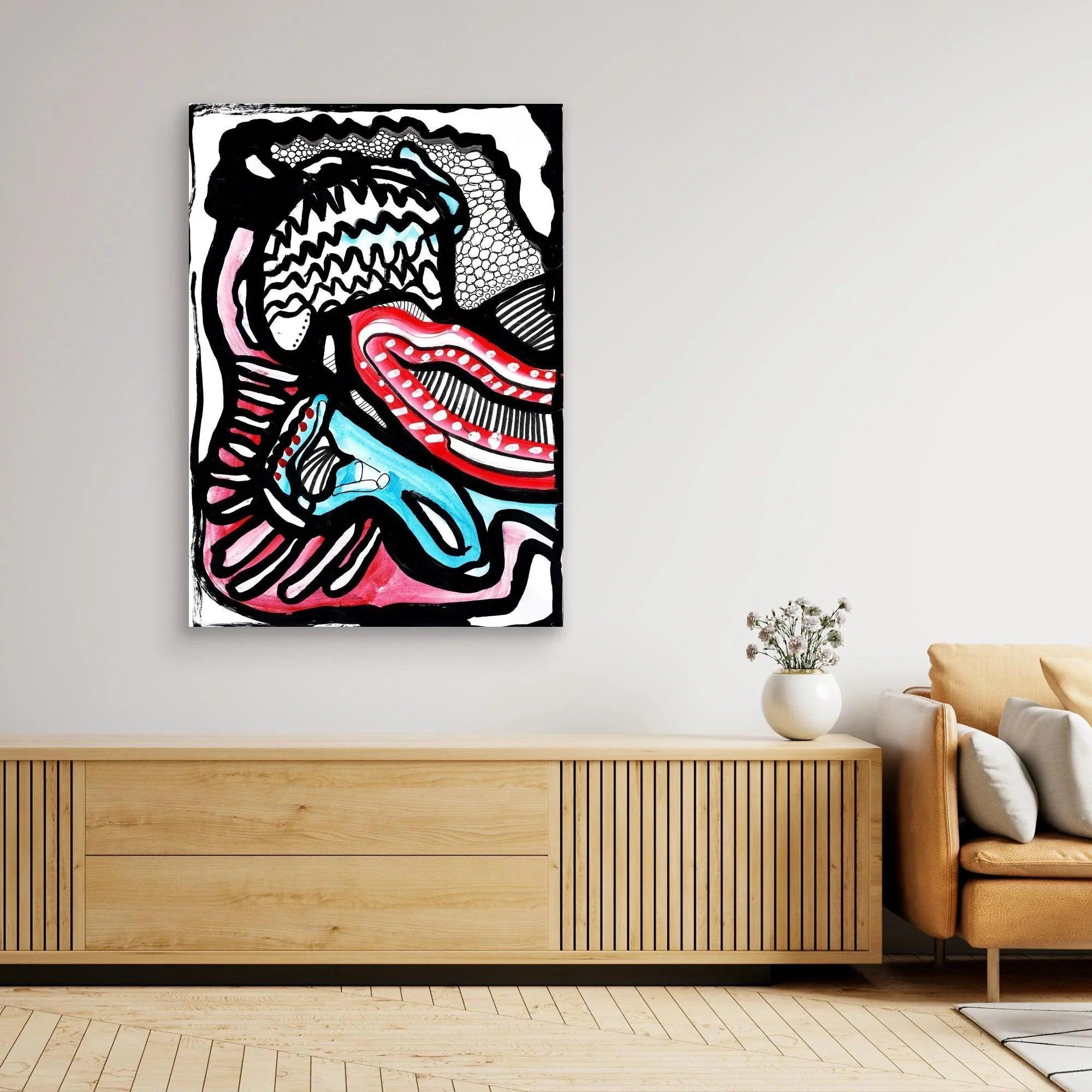 Canvas Print: Tribe - Silvia Pusceddu | Contemporary Art Prints