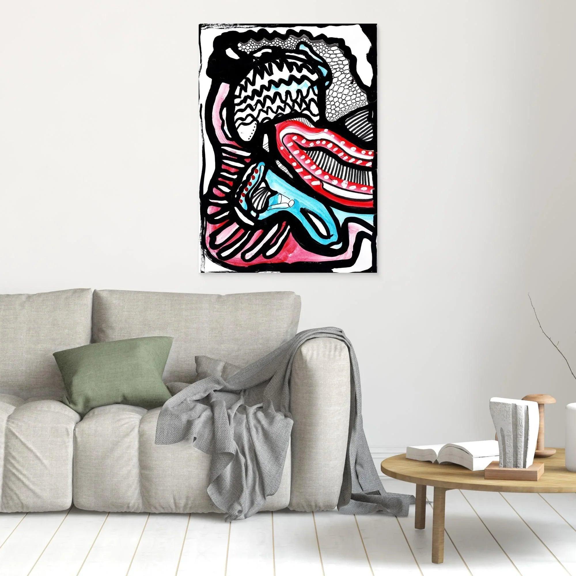 Canvas Print: Tribe - Silvia Pusceddu | Contemporary Art Prints