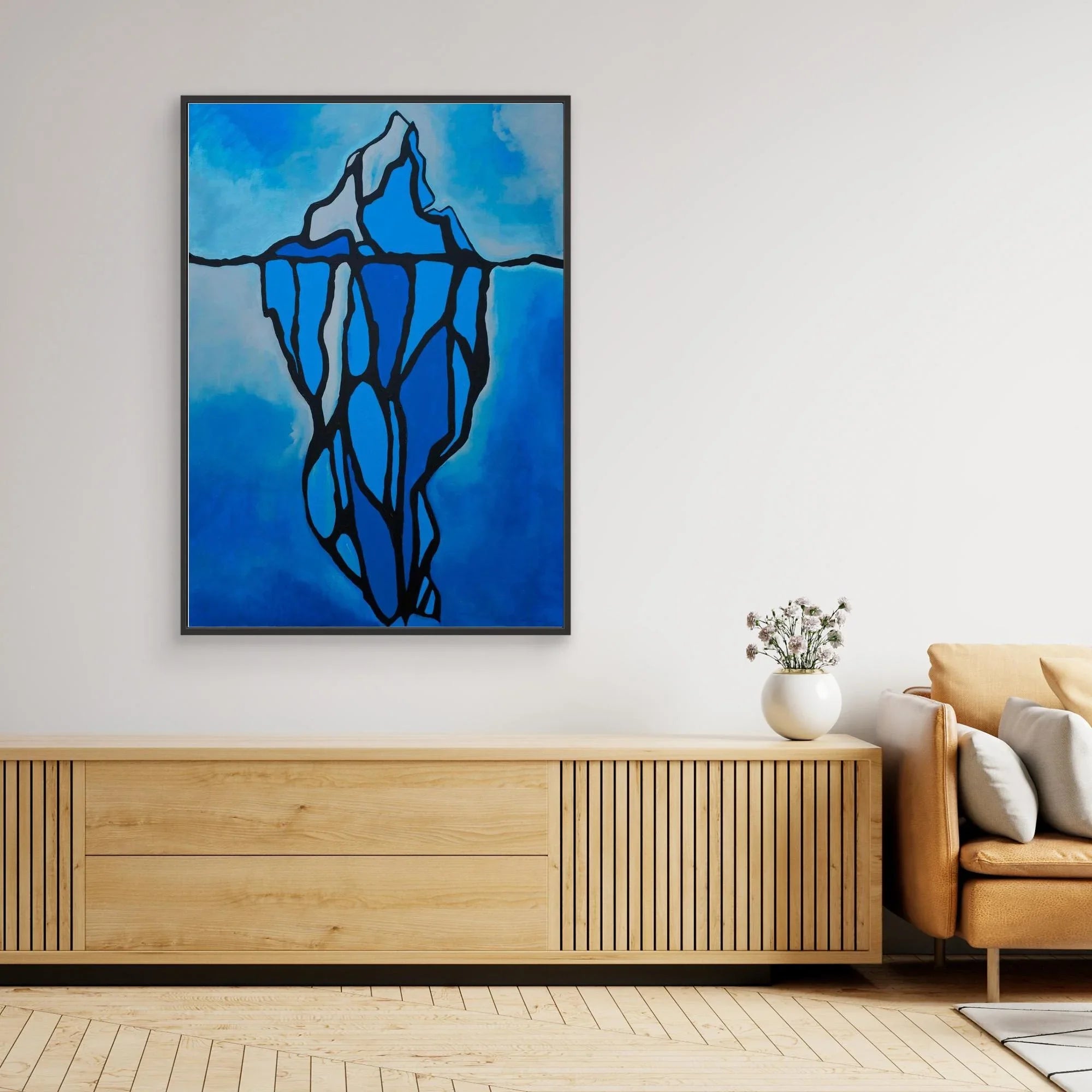 Canvas Print: Iceberg - Silvia Pusceddu | Contemporary Art Prints