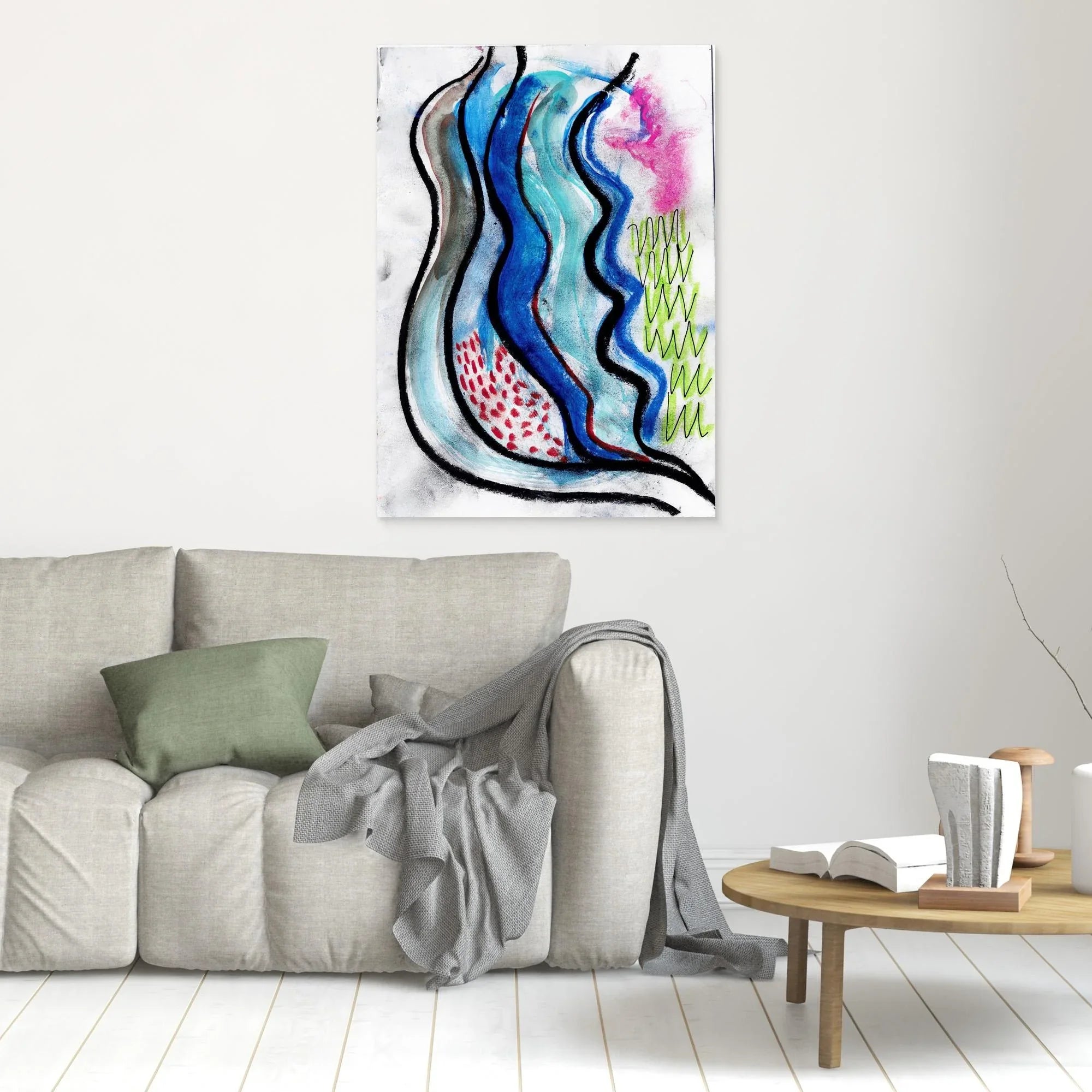 Canvas Print: Feathers - Silvia Pusceddu | Contemporary Art Prints