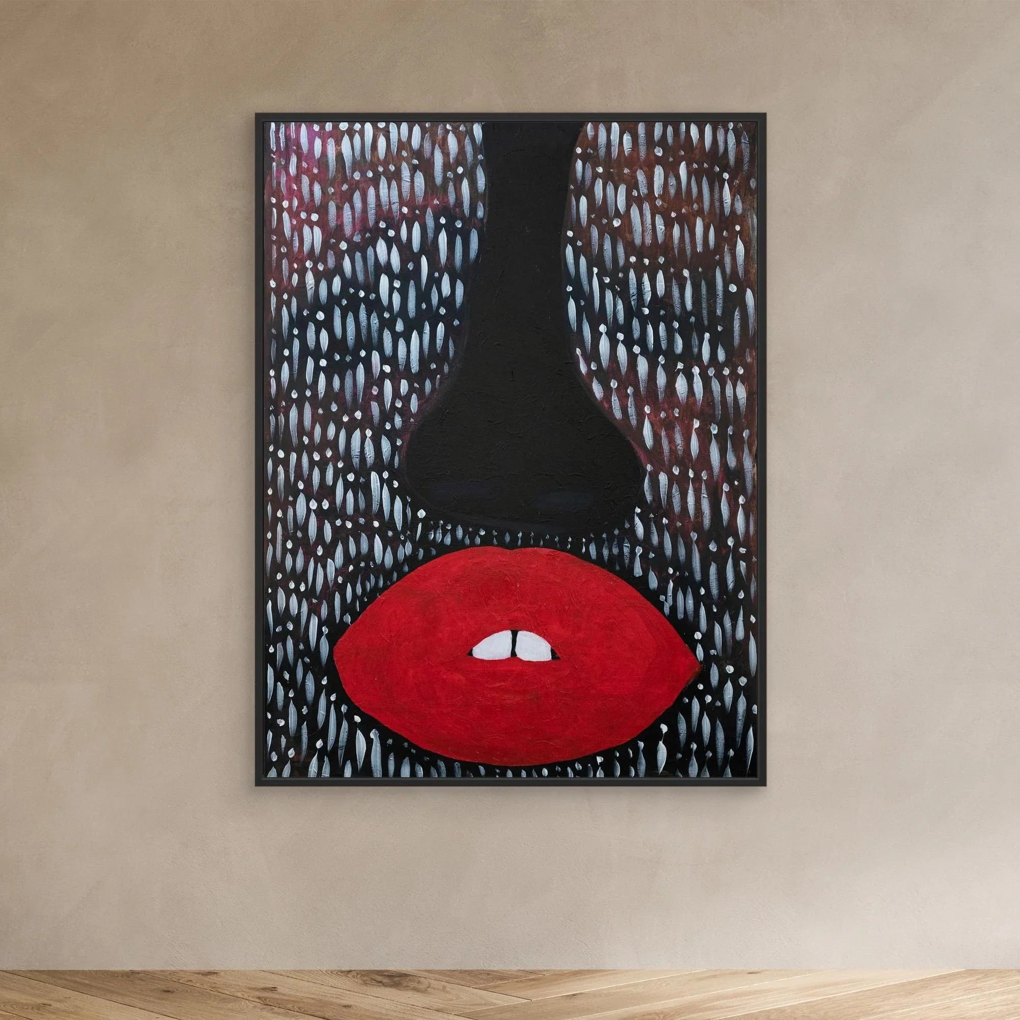 Canvas Print: Lips - Silvia Pusceddu | Contemporary Art Prints