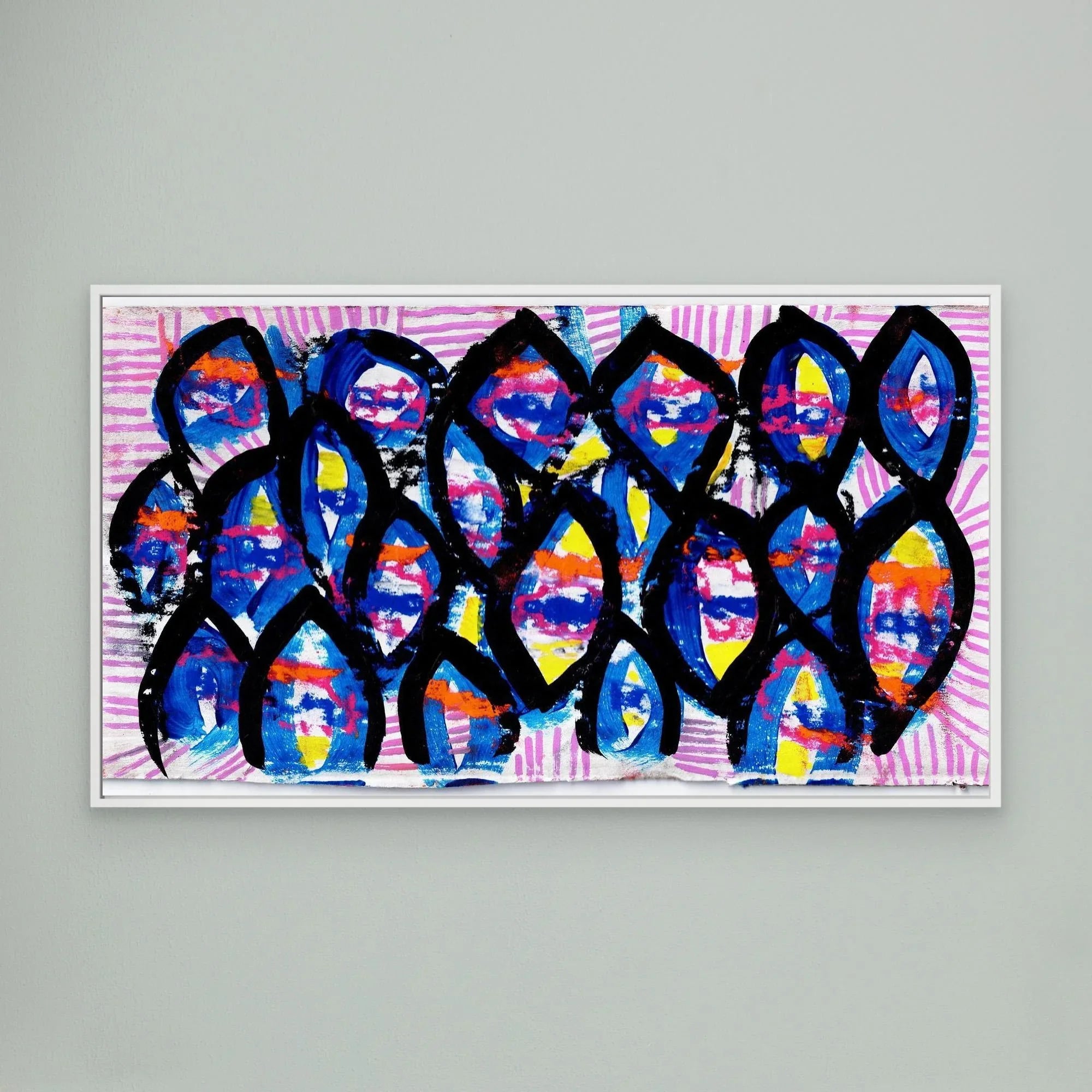 Canvas Print: Evil Eyes - Silvia Pusceddu | Contemporary Art Prints