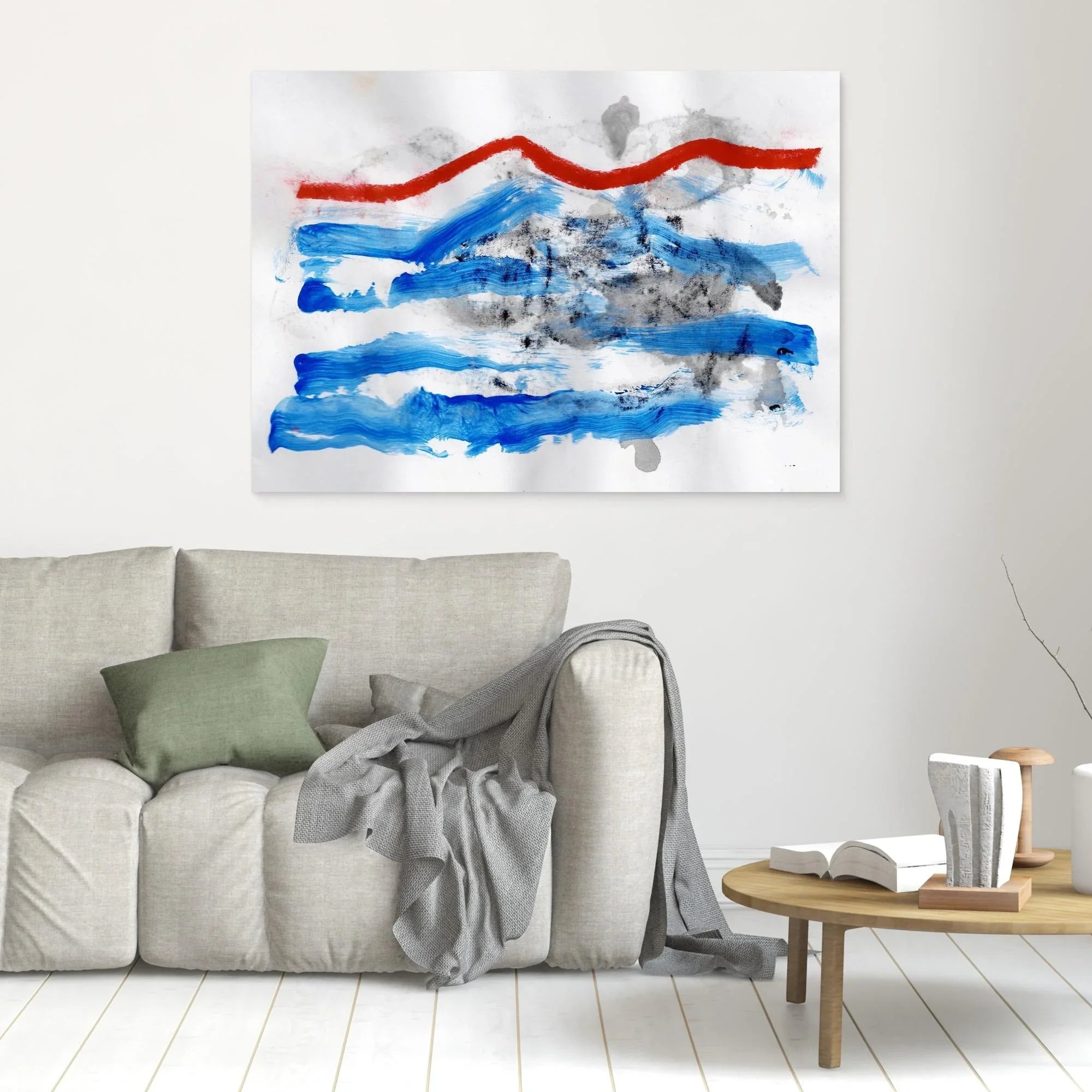 Canvas Print: Landscape - Silvia Pusceddu | Contemporary Art Prints