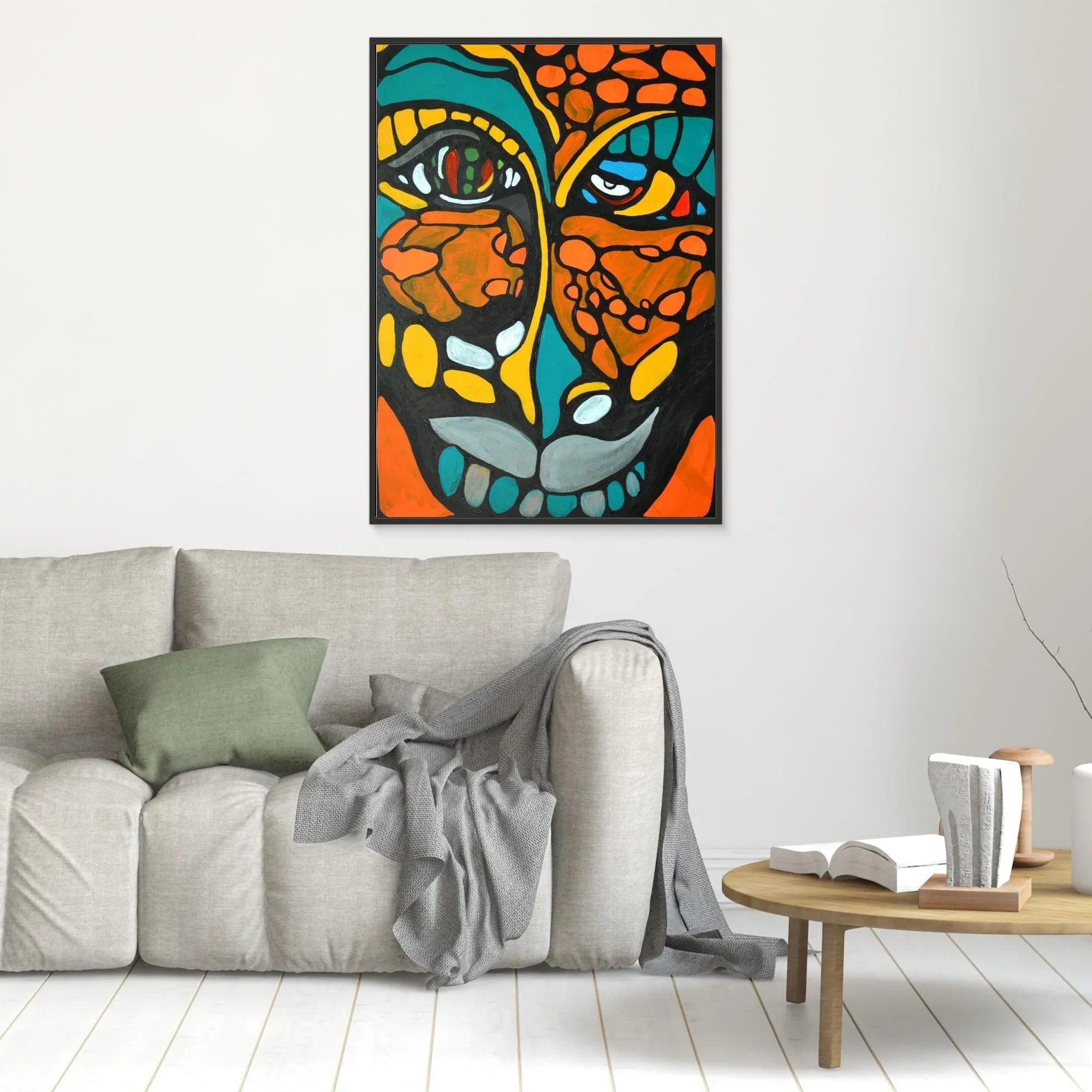Canvas Print: Censor - Silvia Pusceddu | Contemporary Art Prints