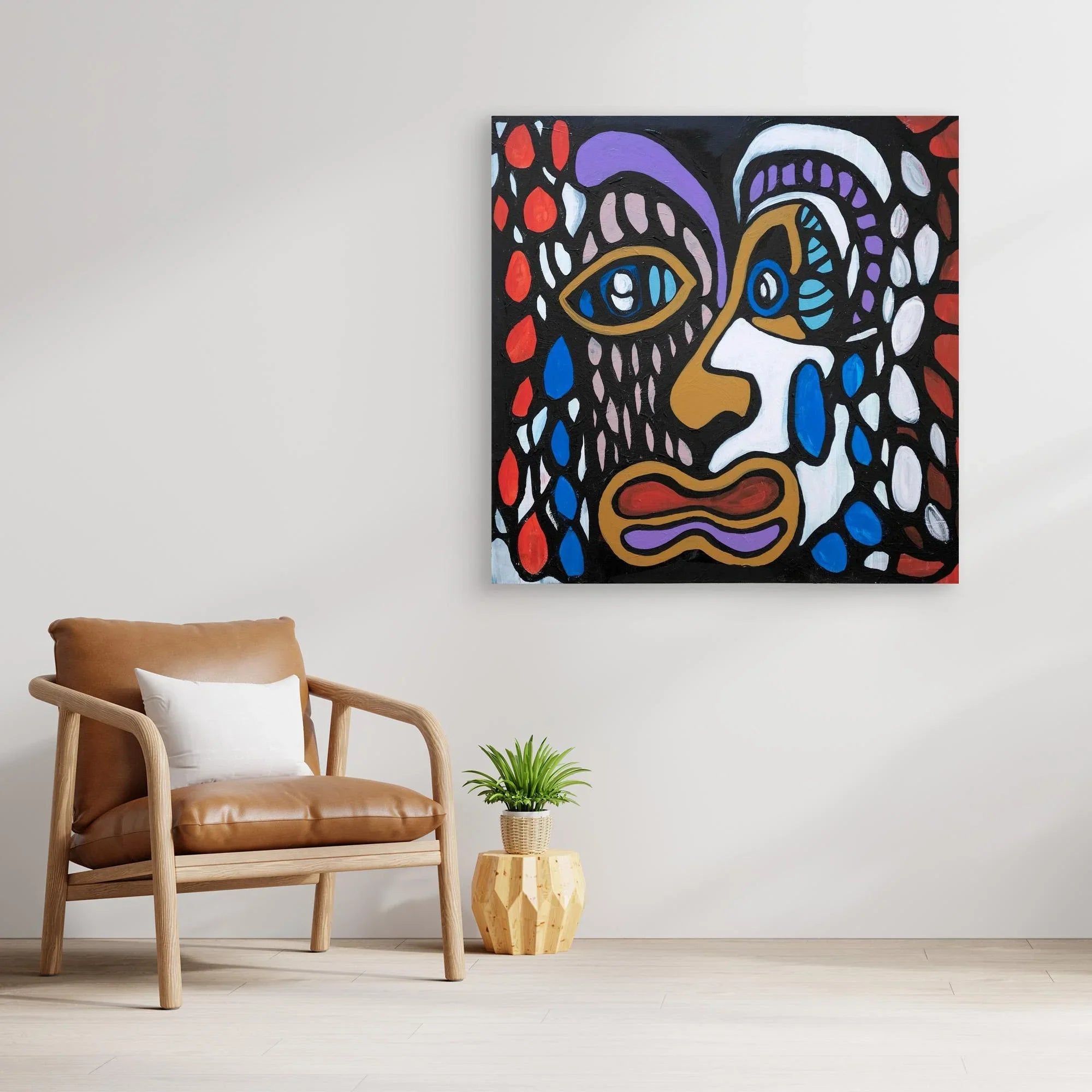 Canvas Print: Fear - Silvia Pusceddu | Contemporary Art Prints