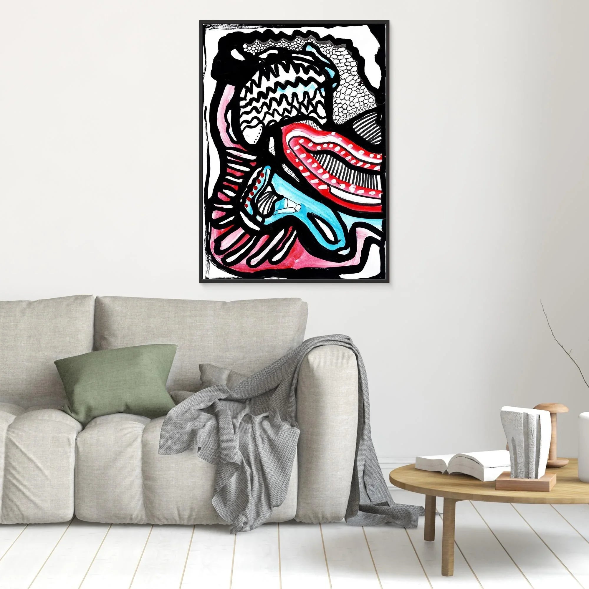 Canvas Print: Tribe - Silvia Pusceddu | Contemporary Art Prints