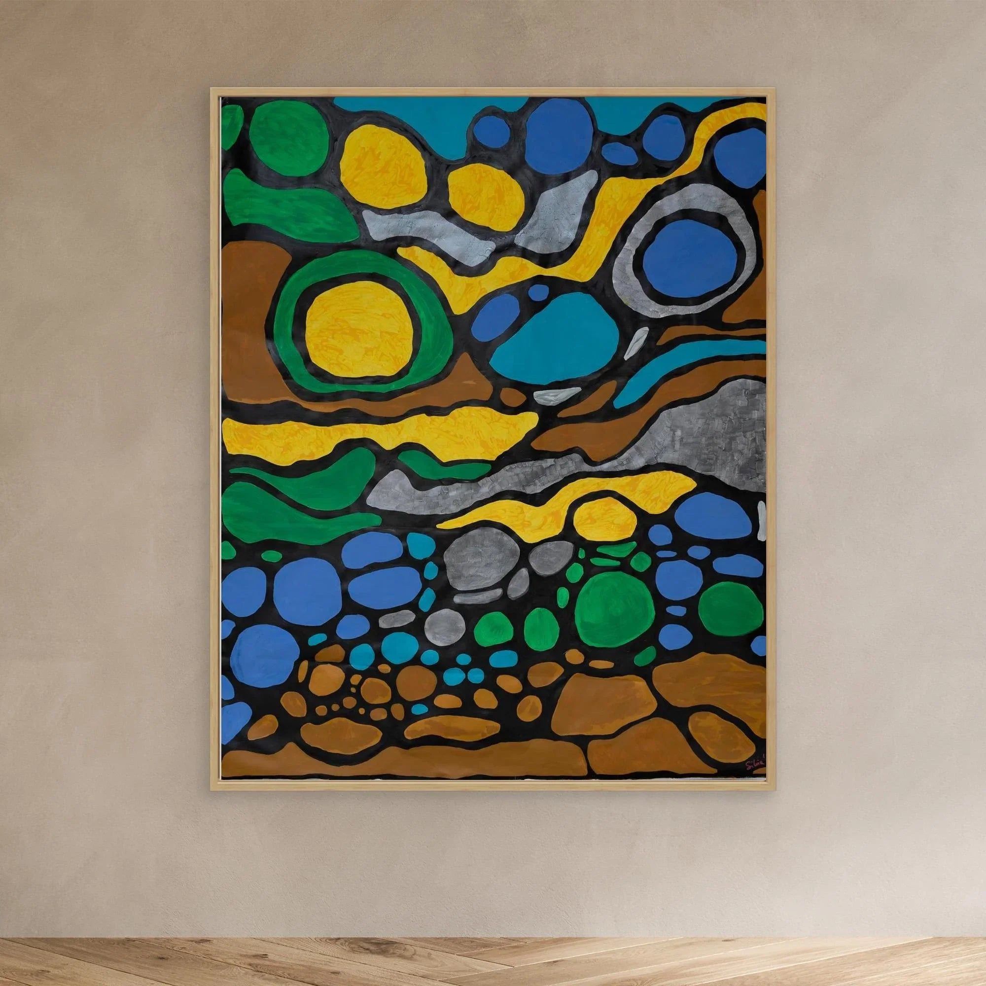 Canvas Print: Joyful - Silvia Pusceddu | Contemporary Art Prints