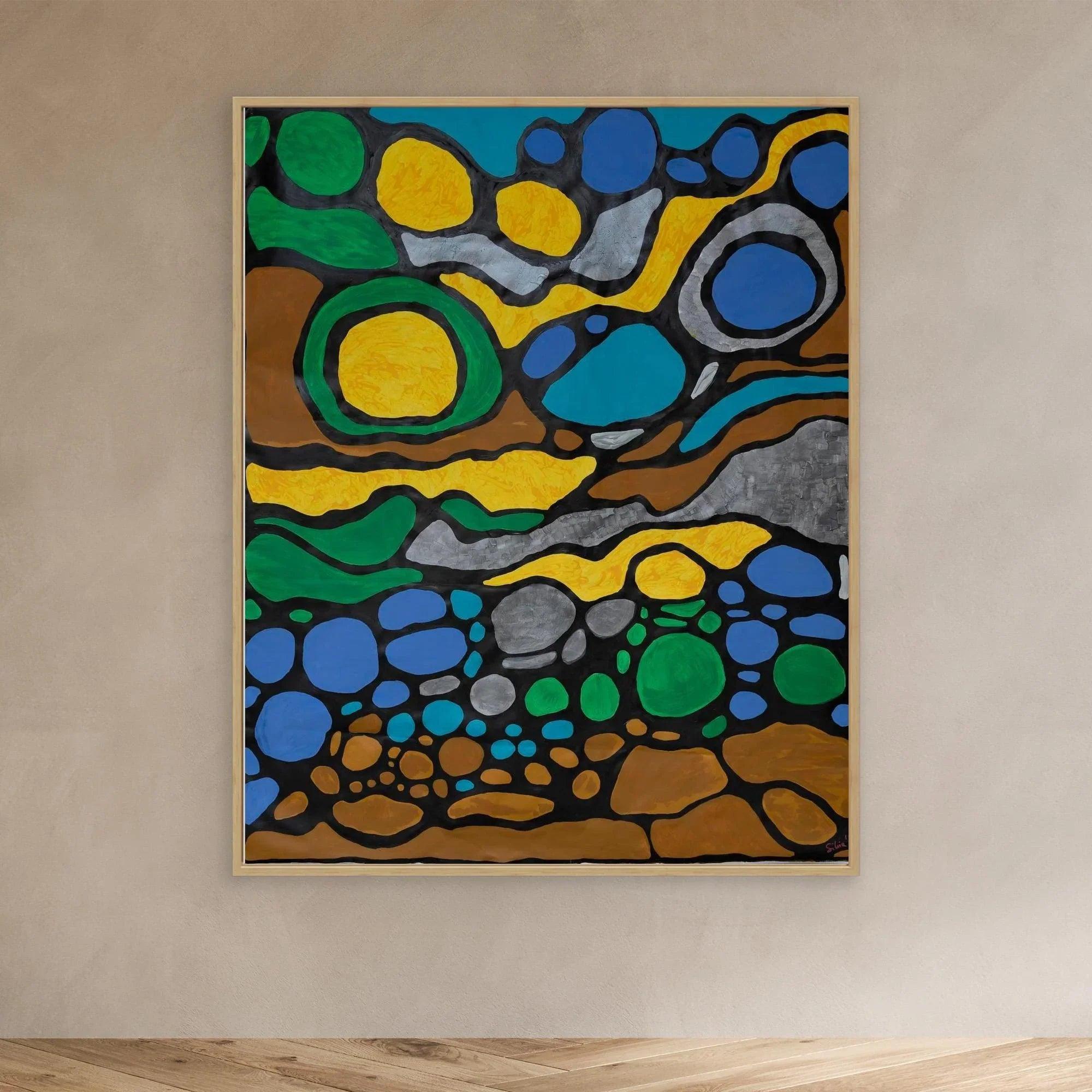 Canvas Print: Joyful - Silvia Pusceddu | Contemporary Art Prints