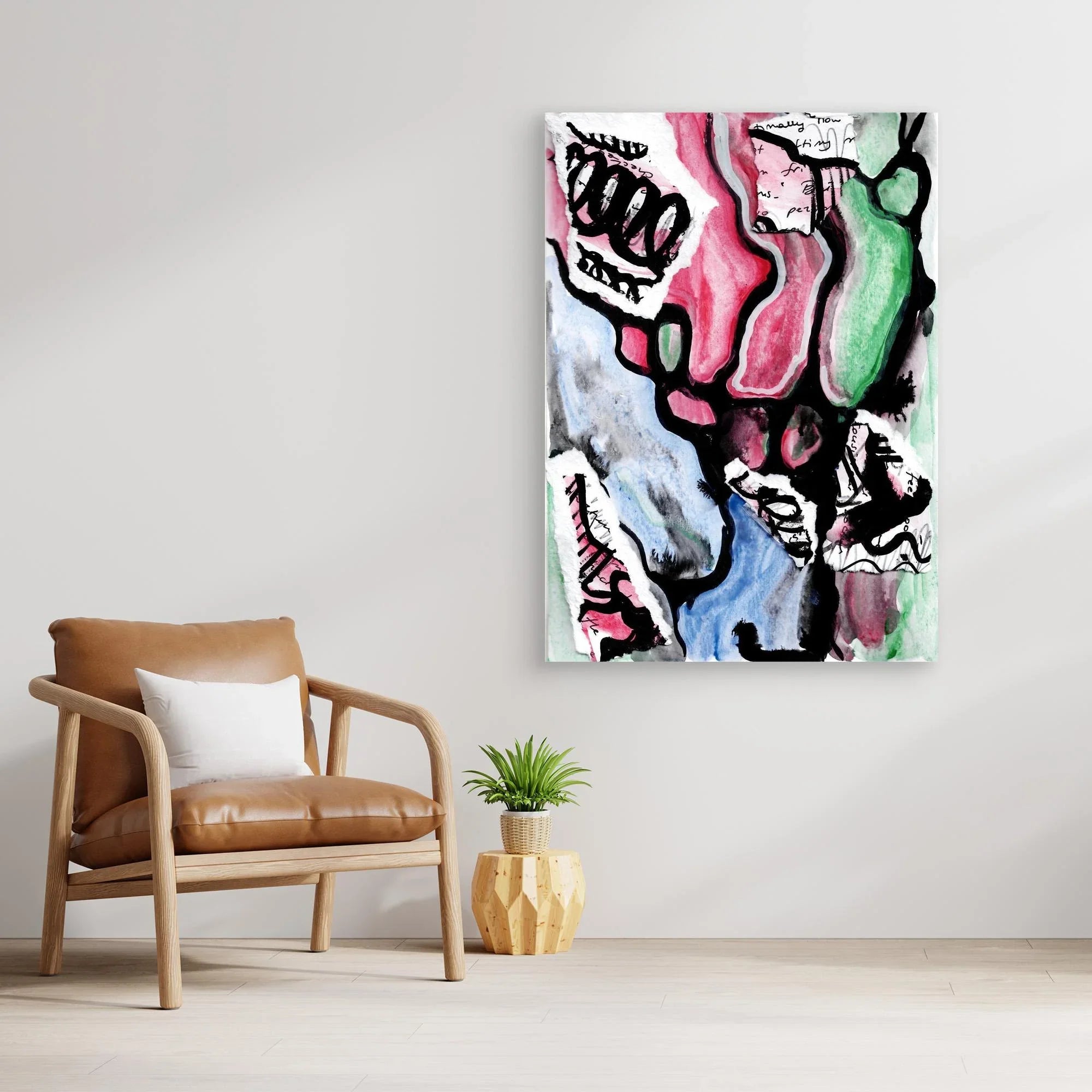 Canvas Print: Touched - Silvia Pusceddu | Contemporary Art Prints