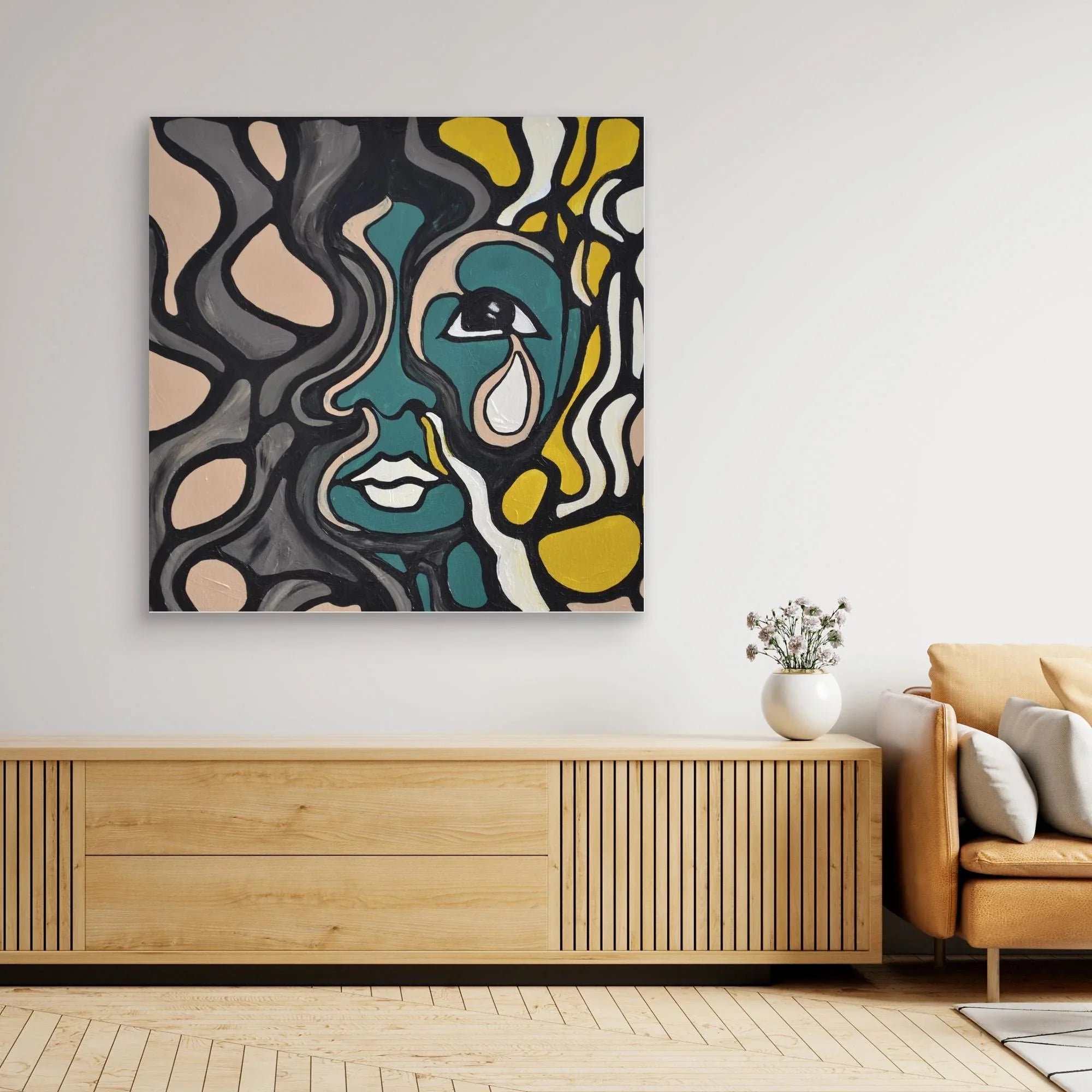 Canvas Print: Aether - Silvia Pusceddu | Contemporary Art Prints