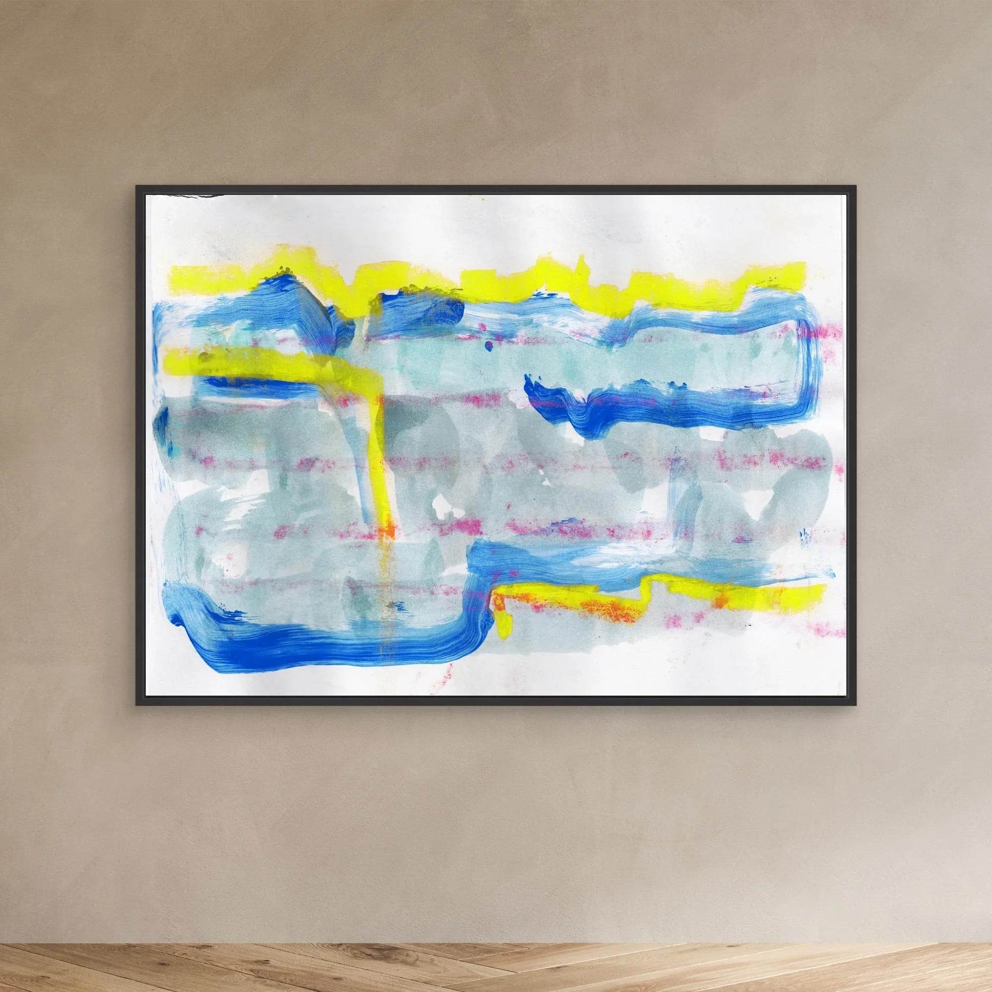Canvas Print: Giallo - Silvia Pusceddu | Contemporary Art Prints