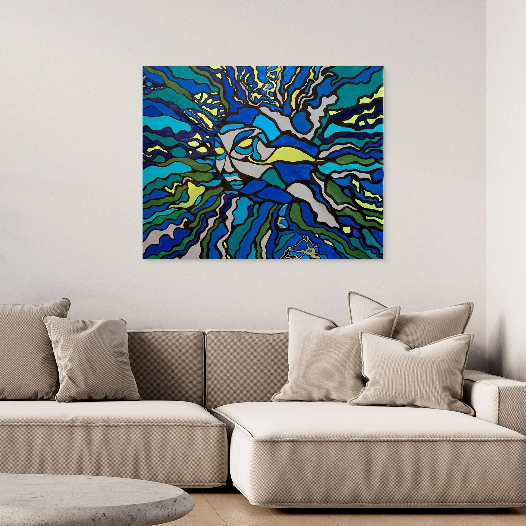 Canvas Print: Medusa - Silvia Pusceddu | Contemporary Art Prints