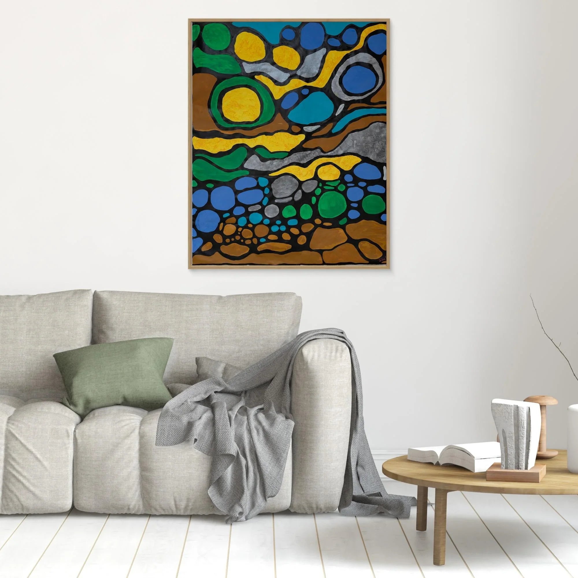 Canvas Print: Joyful - Silvia Pusceddu | Contemporary Art Prints