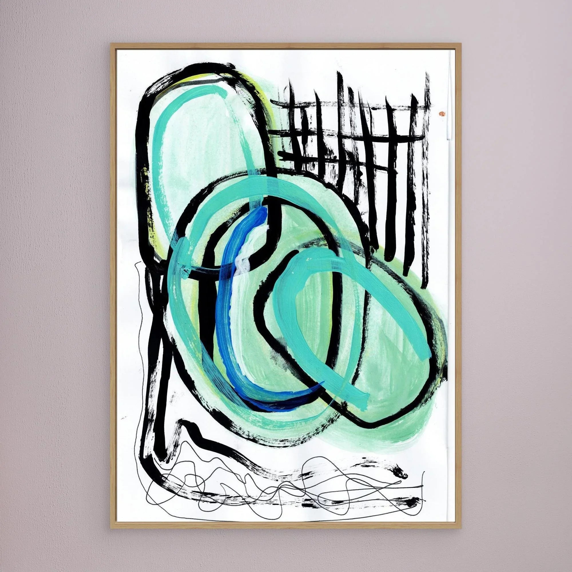 Canvas Print: Circles - Silvia Pusceddu | Contemporary Art Prints