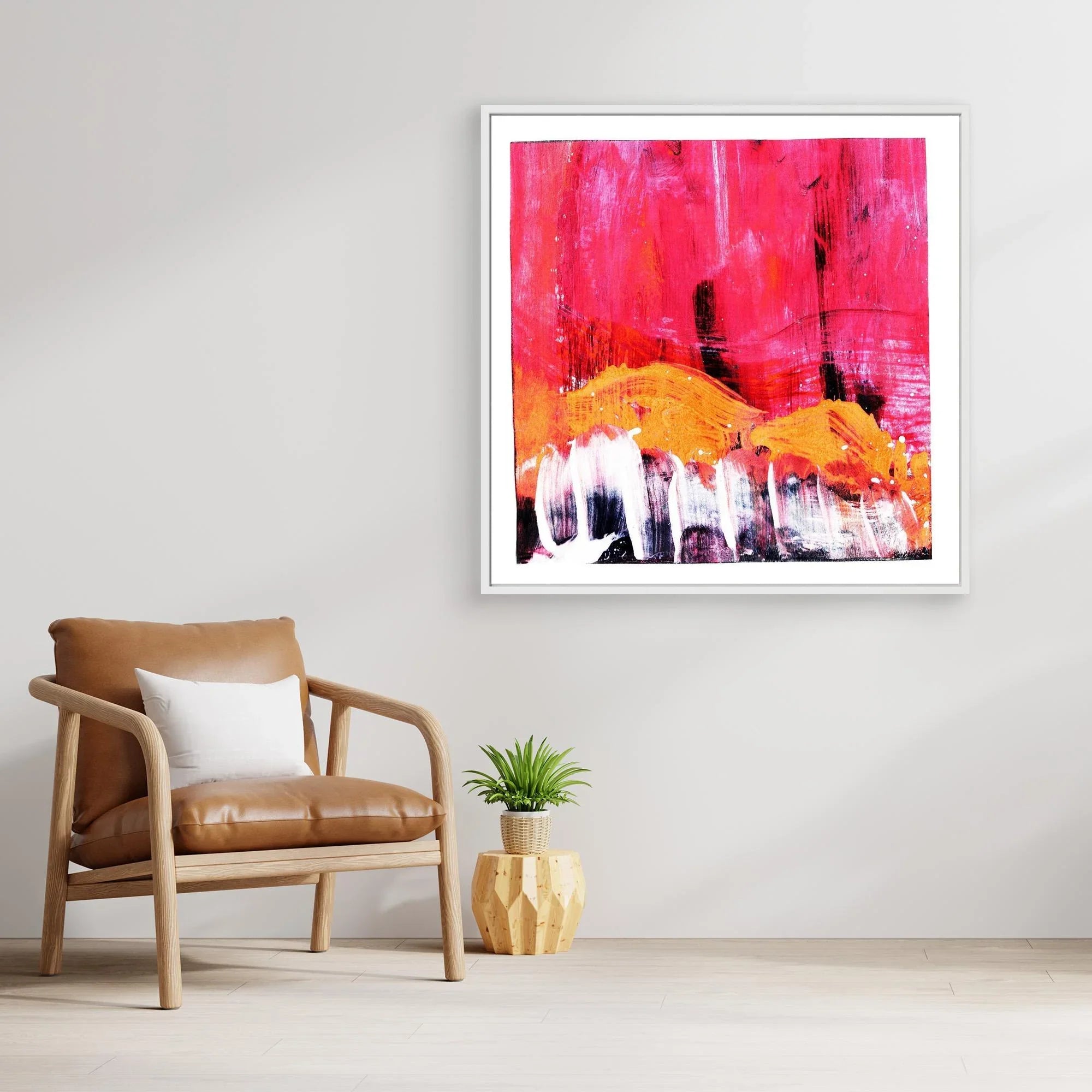 Canvas Print: Hong Kong Light Show II - Silvia Pusceddu | Contemporary Art Prints