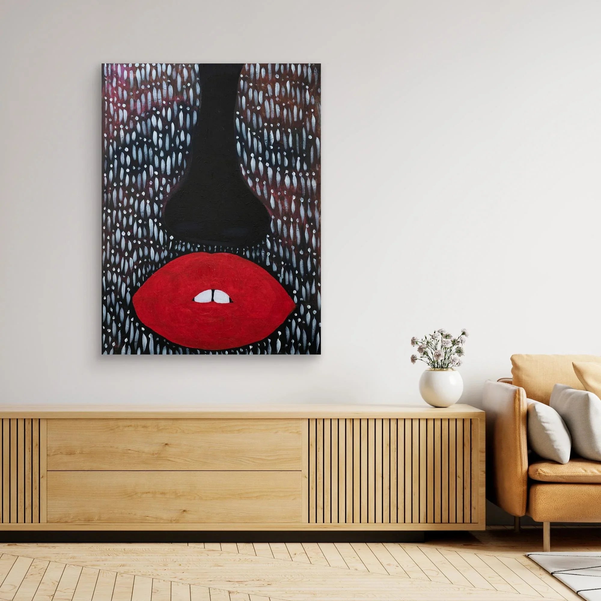 Canvas Print: Lips - Silvia Pusceddu | Contemporary Art Prints