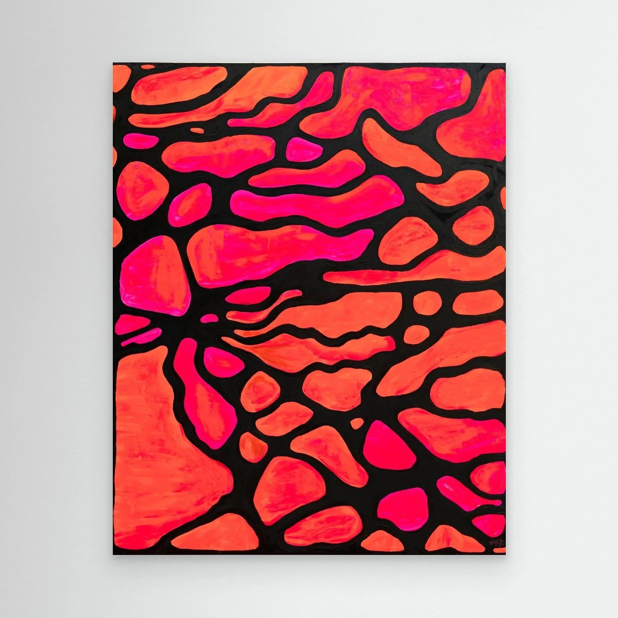 Canvas Print: Rosso di Sera - Silvia Pusceddu | Contemporary Art Prints
