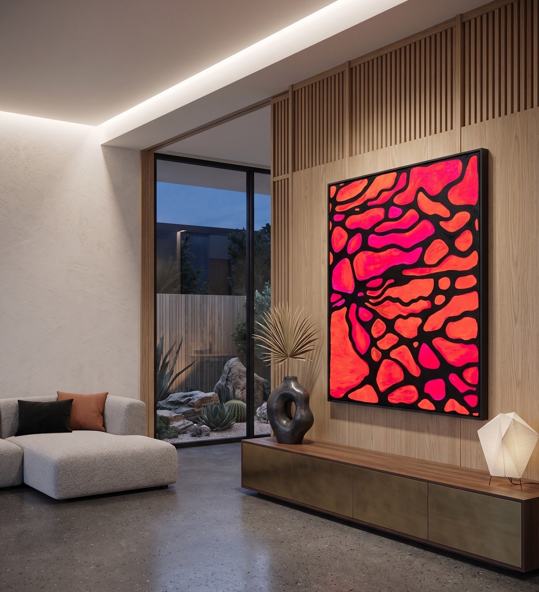 Canvas Print: Rosso di Sera