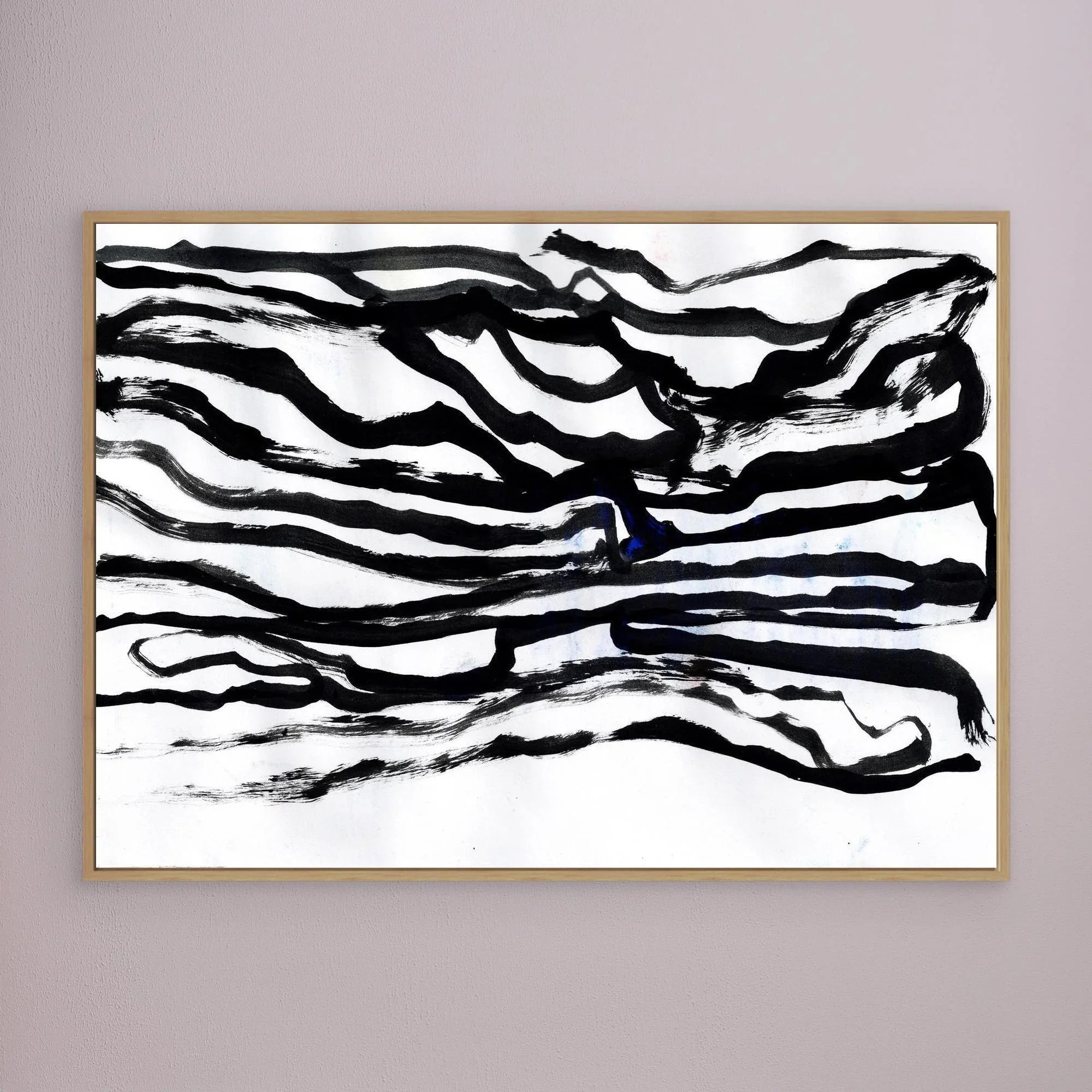 Canvas Print: Black Web - Silvia Pusceddu | Contemporary Art Prints