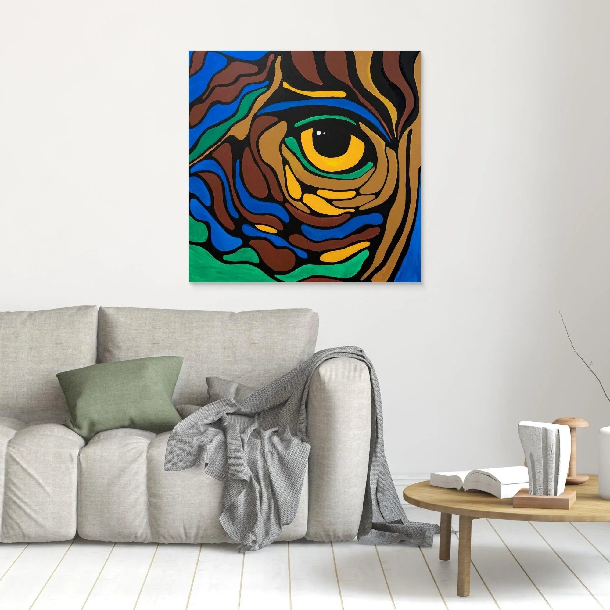 Canvas Print: Vision | Winner of The Dubai Muse Contest 2025 - Silvia Pusceddu | Contemporary Art Prints