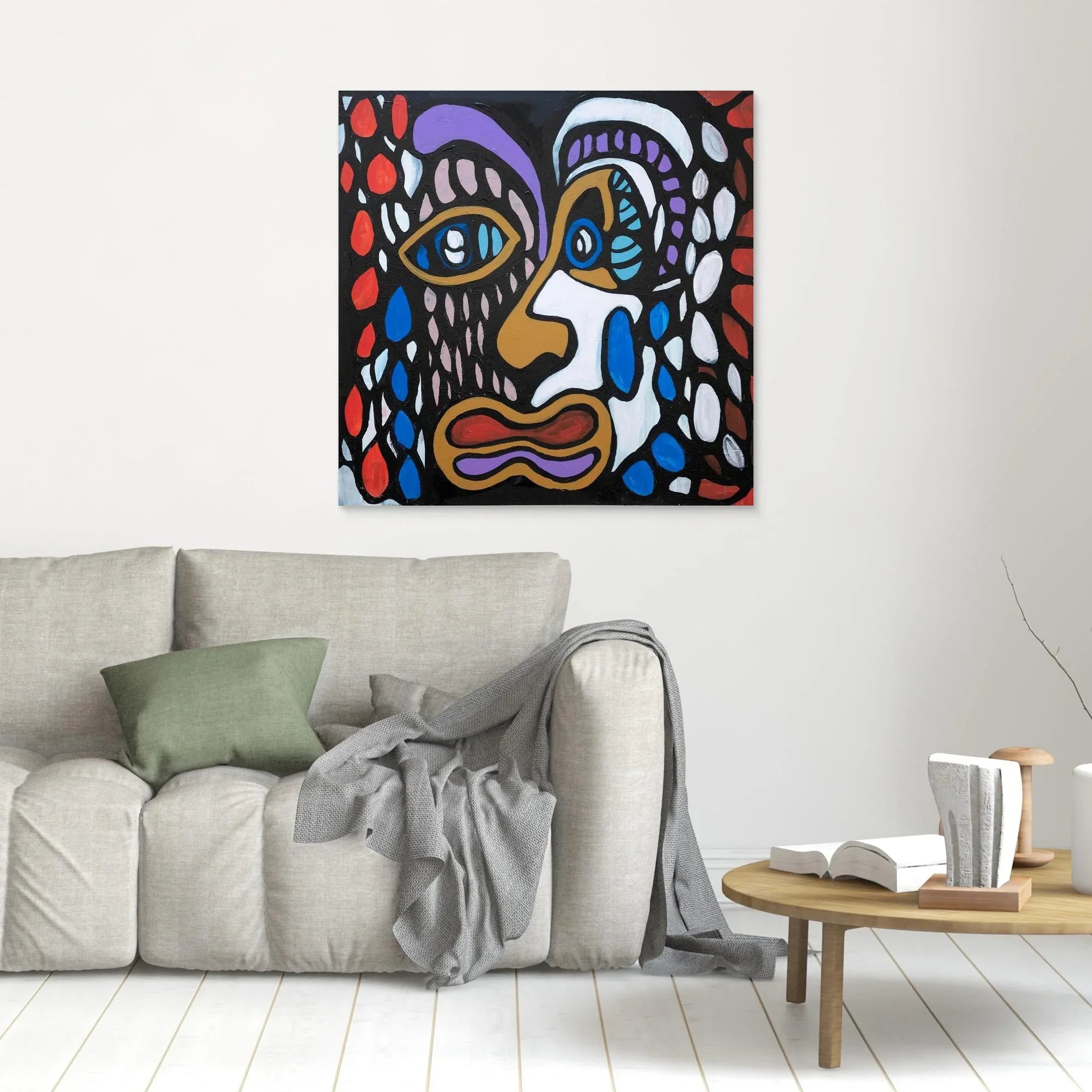 Canvas Print: Fear - Silvia Pusceddu | Contemporary Art Prints