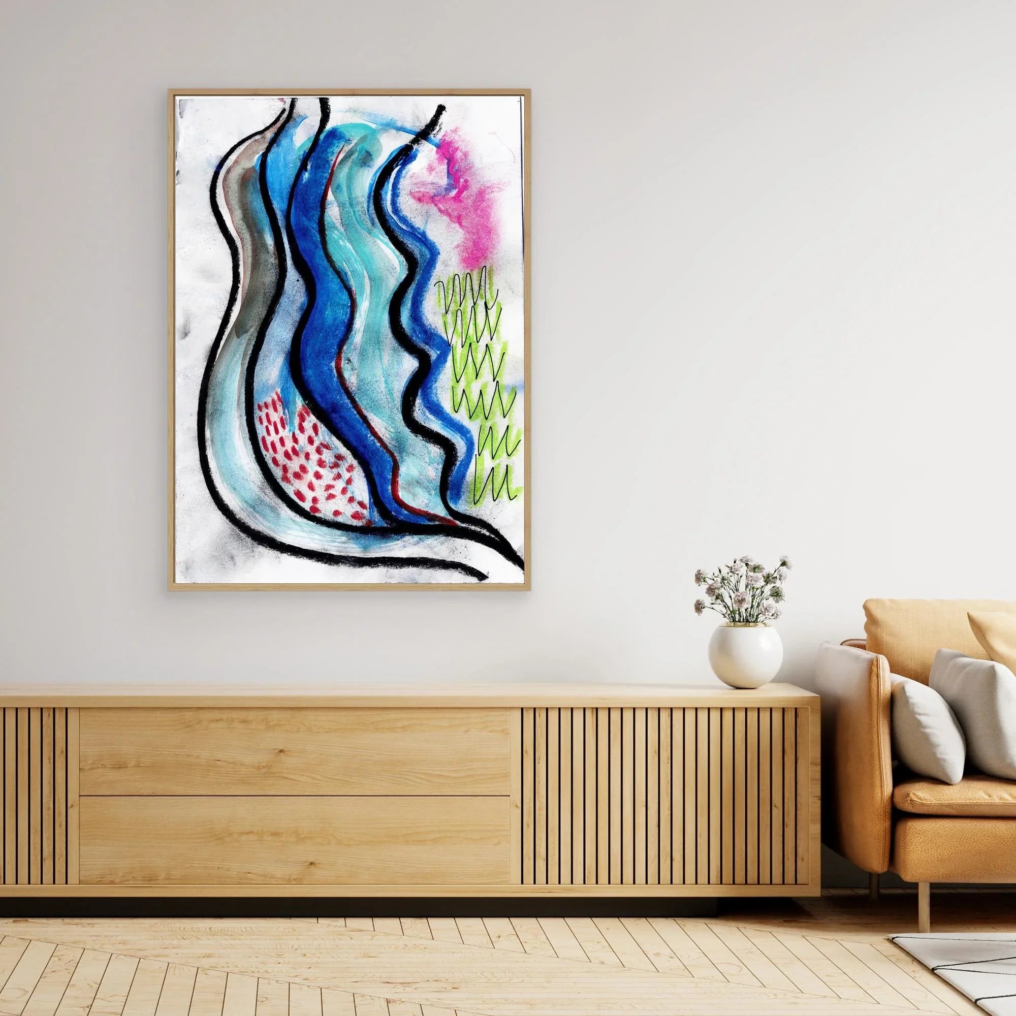 Canvas Print: Feathers - Silvia Pusceddu | Contemporary Art Prints