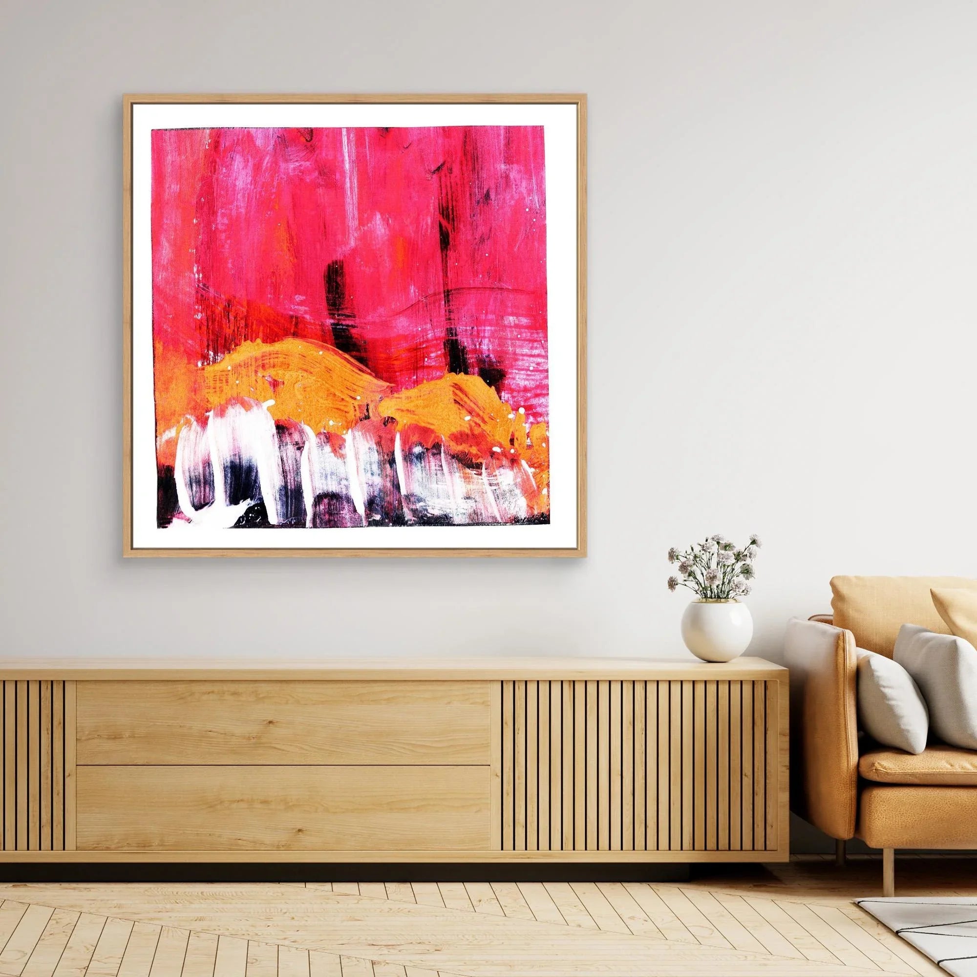 Canvas Print: Hong Kong Light Show II - Silvia Pusceddu | Contemporary Art Prints