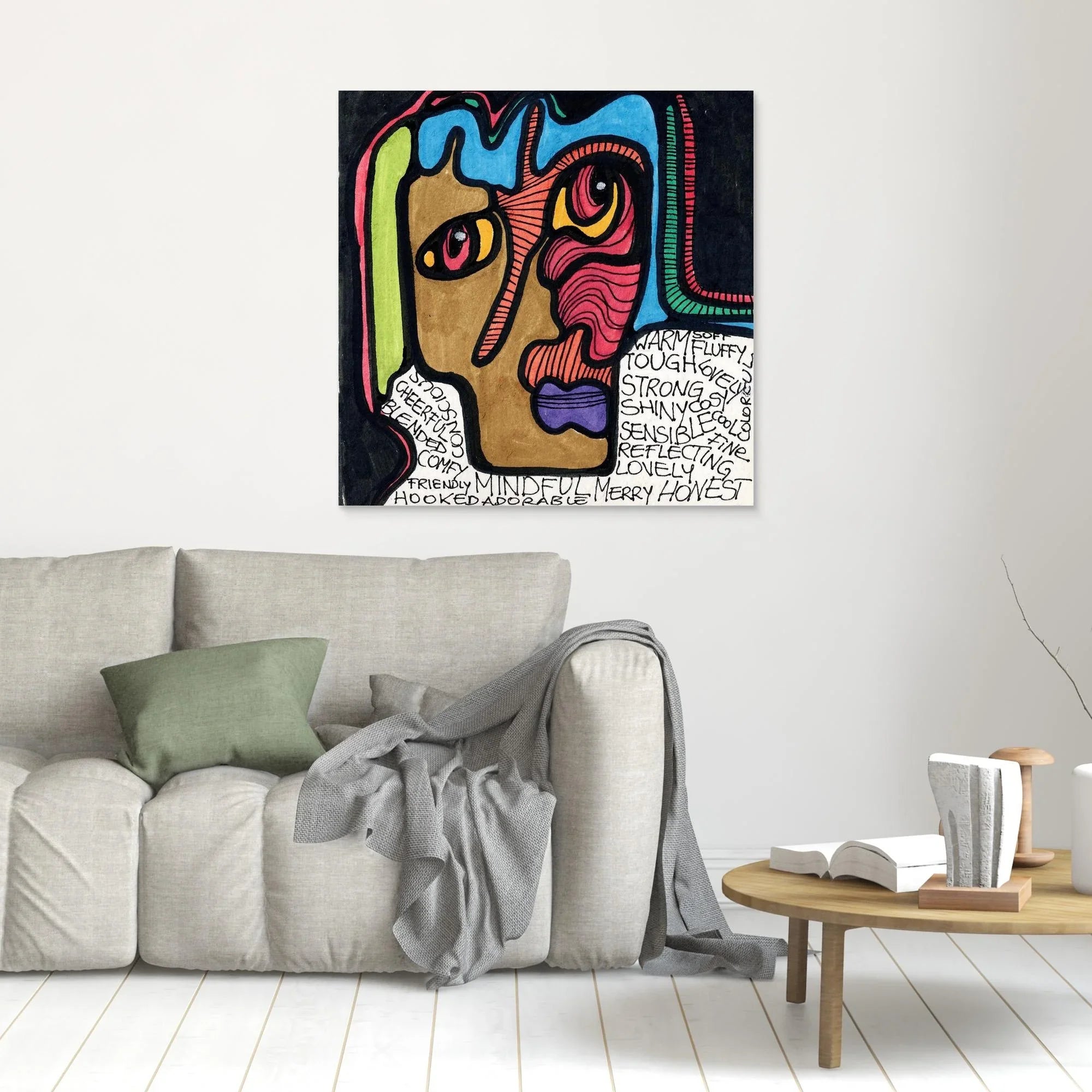 Canvas Print: Selfportrait DADA - Silvia Pusceddu | Contemporary Art Prints