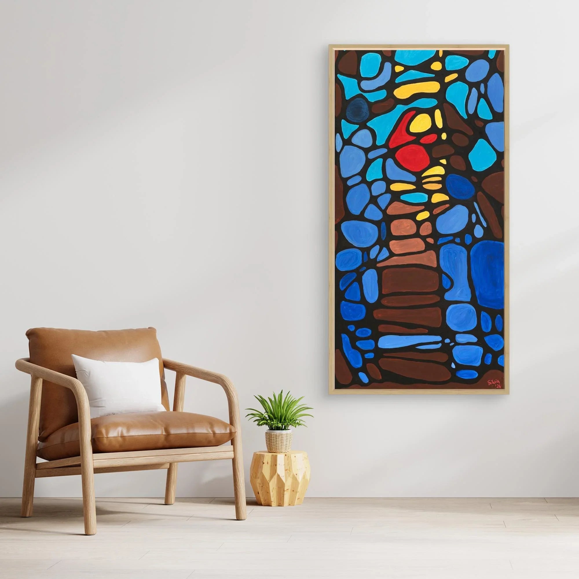 Canvas Print: Path - Silvia Pusceddu | Contemporary Art Prints