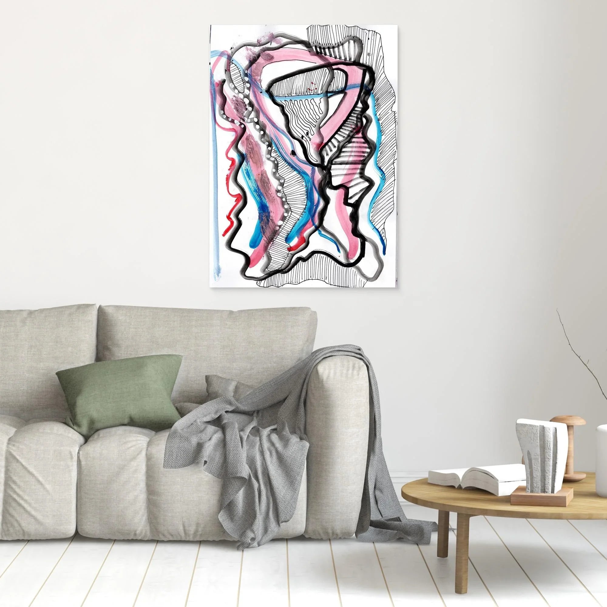 Canvas Print: Arpeggio - Silvia Pusceddu | Contemporary Art Prints