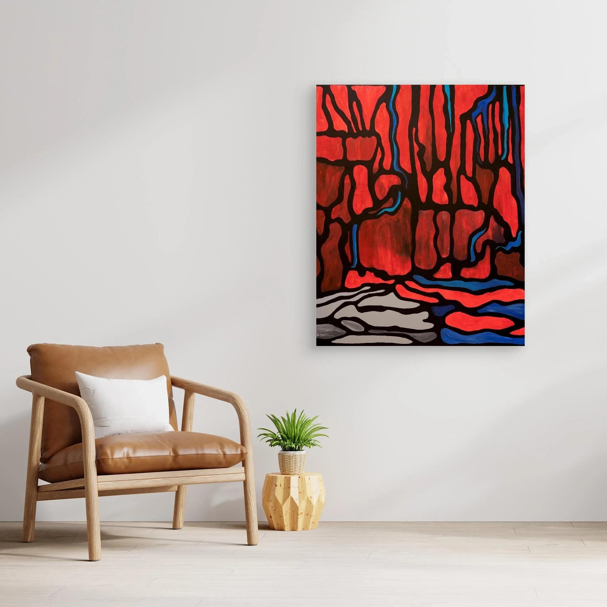 Canvas Print: Ver-Nyx - Silvia Pusceddu | Contemporary Art Prints