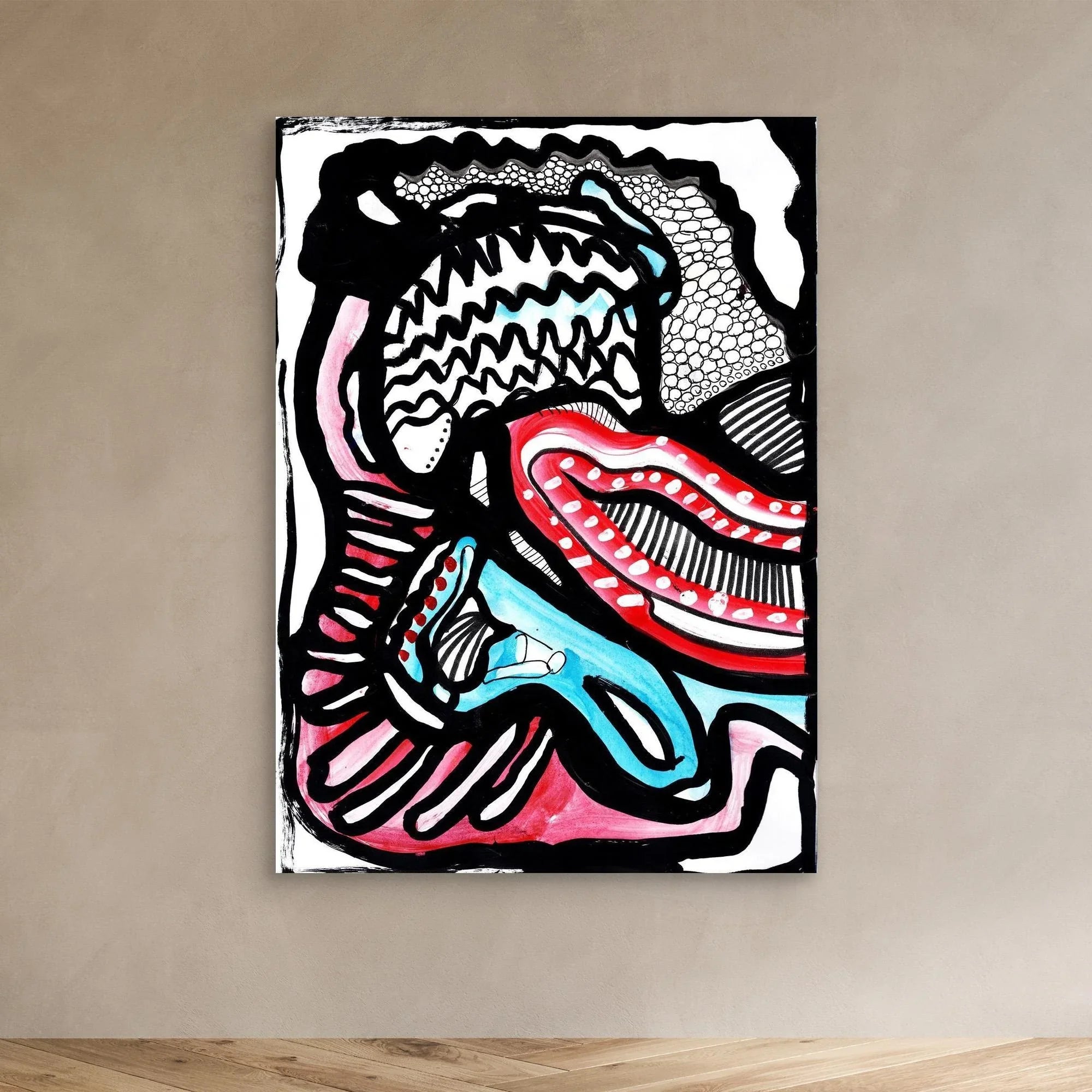 Canvas Print: Tribe - Silvia Pusceddu | Contemporary Art Prints