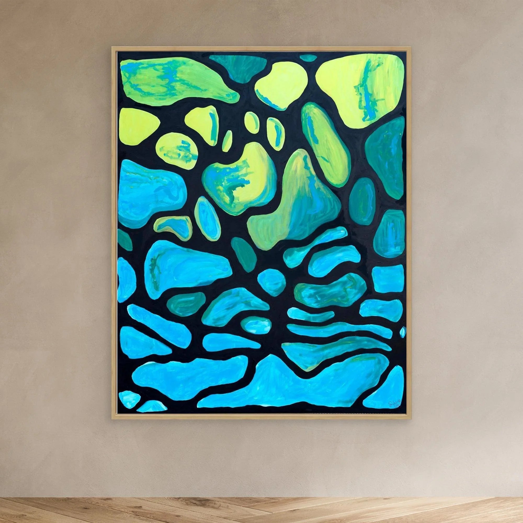 Canvas Print: Acqua - Silvia Pusceddu | Contemporary Art Prints