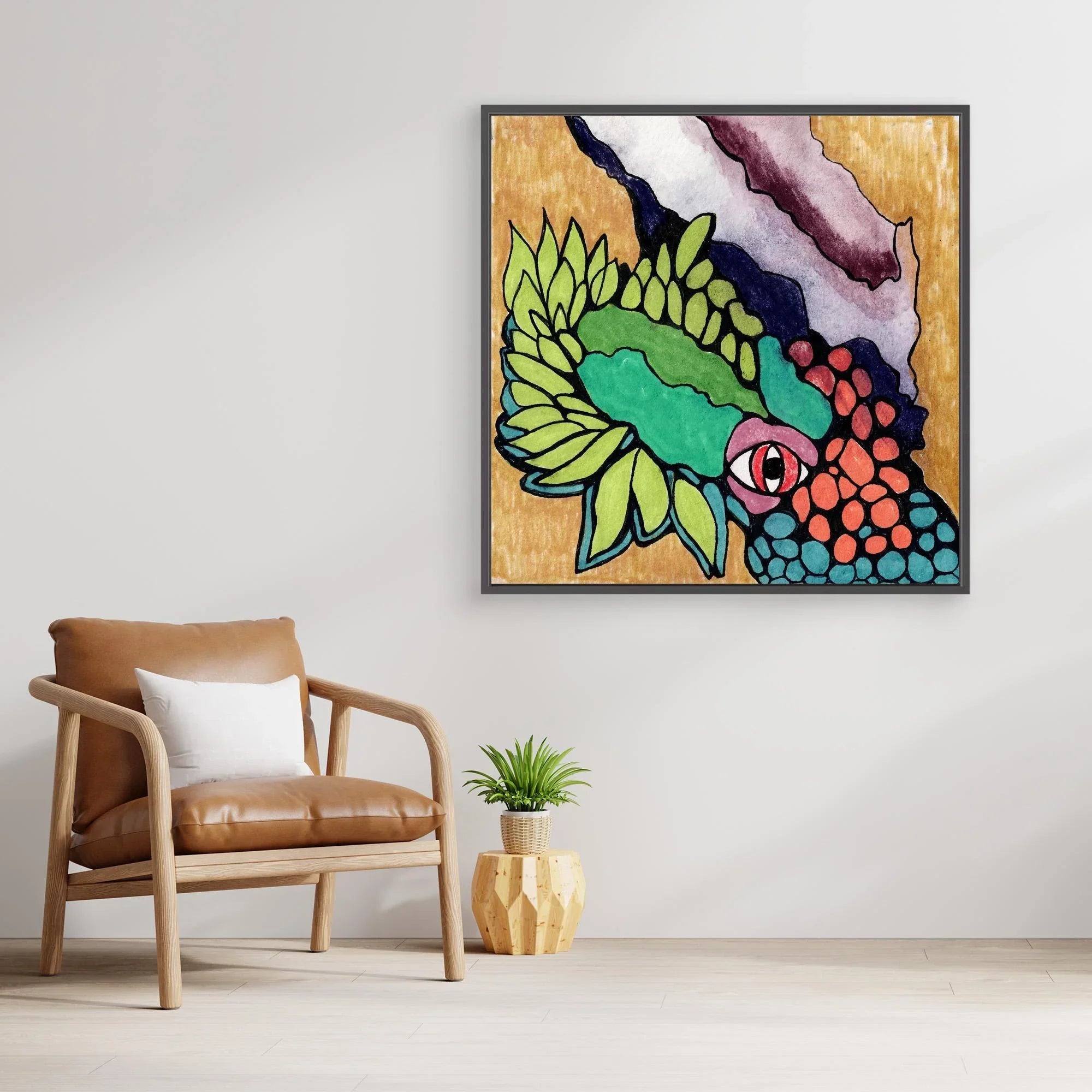 Canvas Print: Underneath - Silvia Pusceddu | Contemporary Art Prints