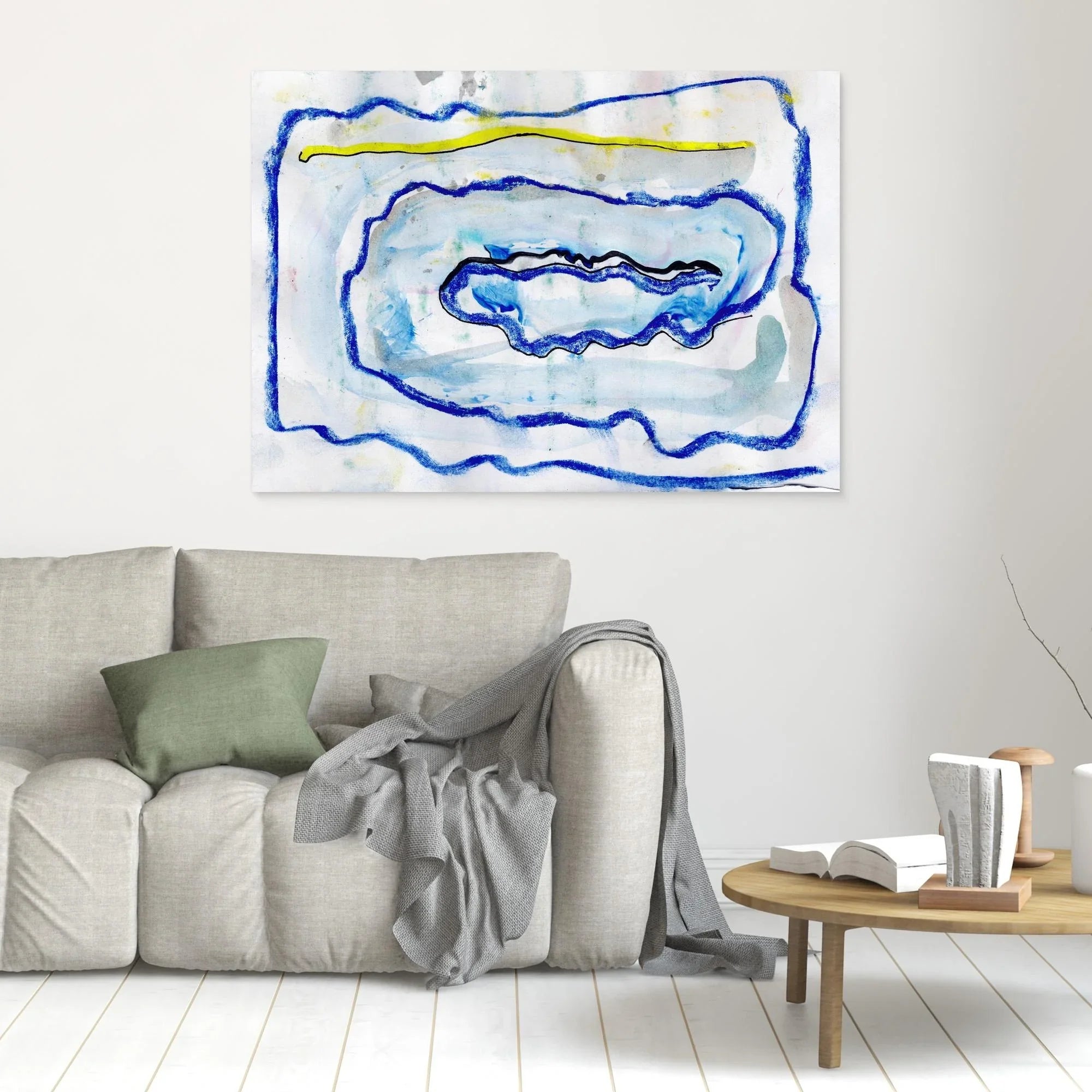 Canvas Print: Labyrinth - Silvia Pusceddu | Contemporary Art Prints