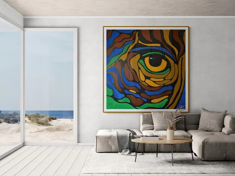 Canvas Print: Vision | Winner of The Dubai Muse Contest 2025 - Silvia Pusceddu | Contemporary Art Prints