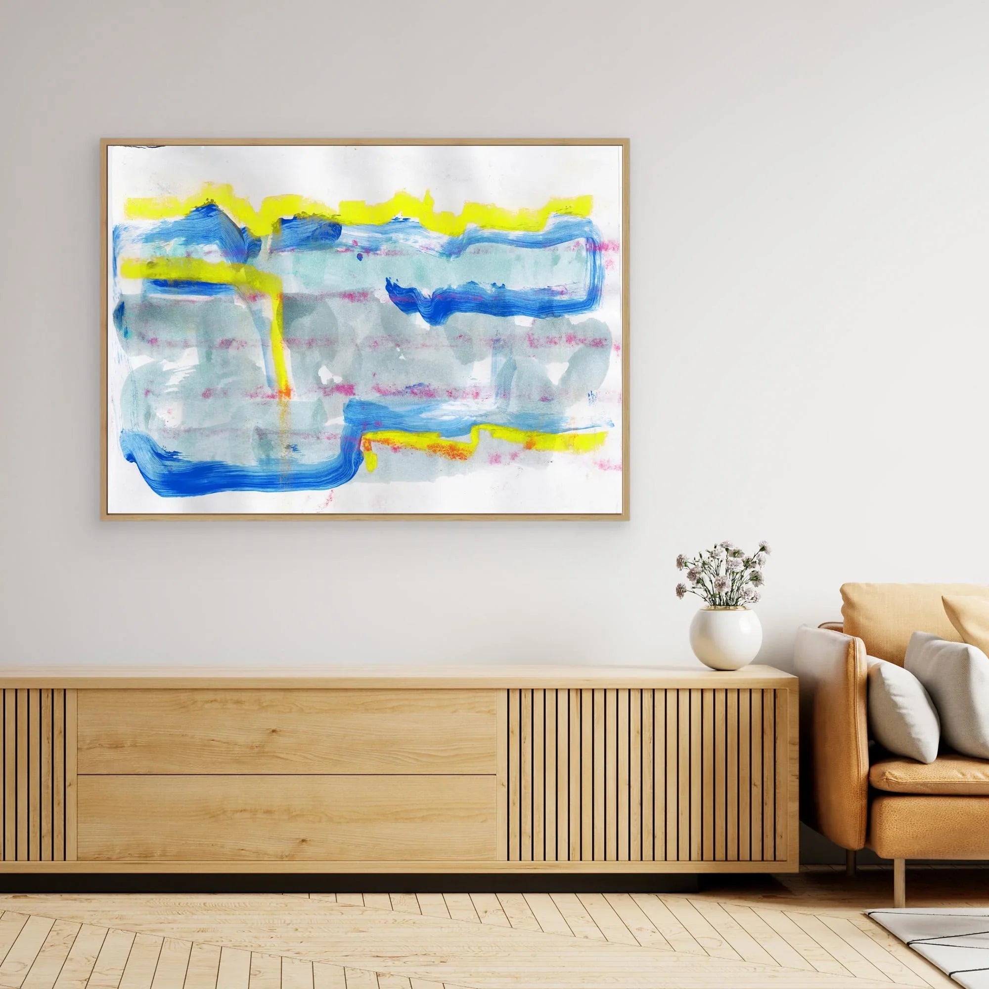 Canvas Print: Giallo - Silvia Pusceddu | Contemporary Art Prints