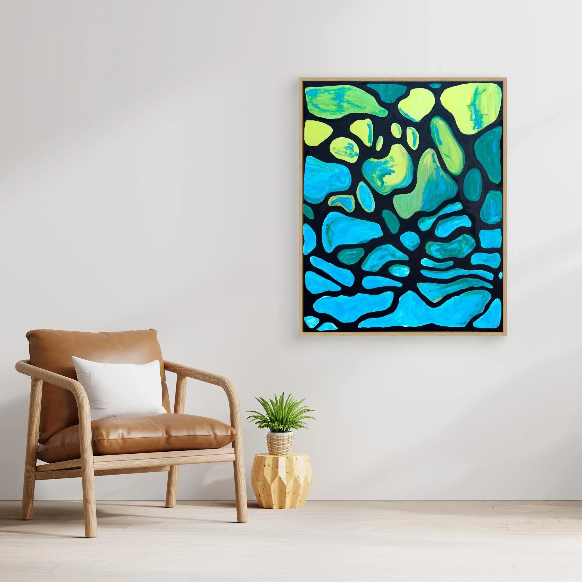 Canvas Print: Acqua - Silvia Pusceddu | Contemporary Art Prints