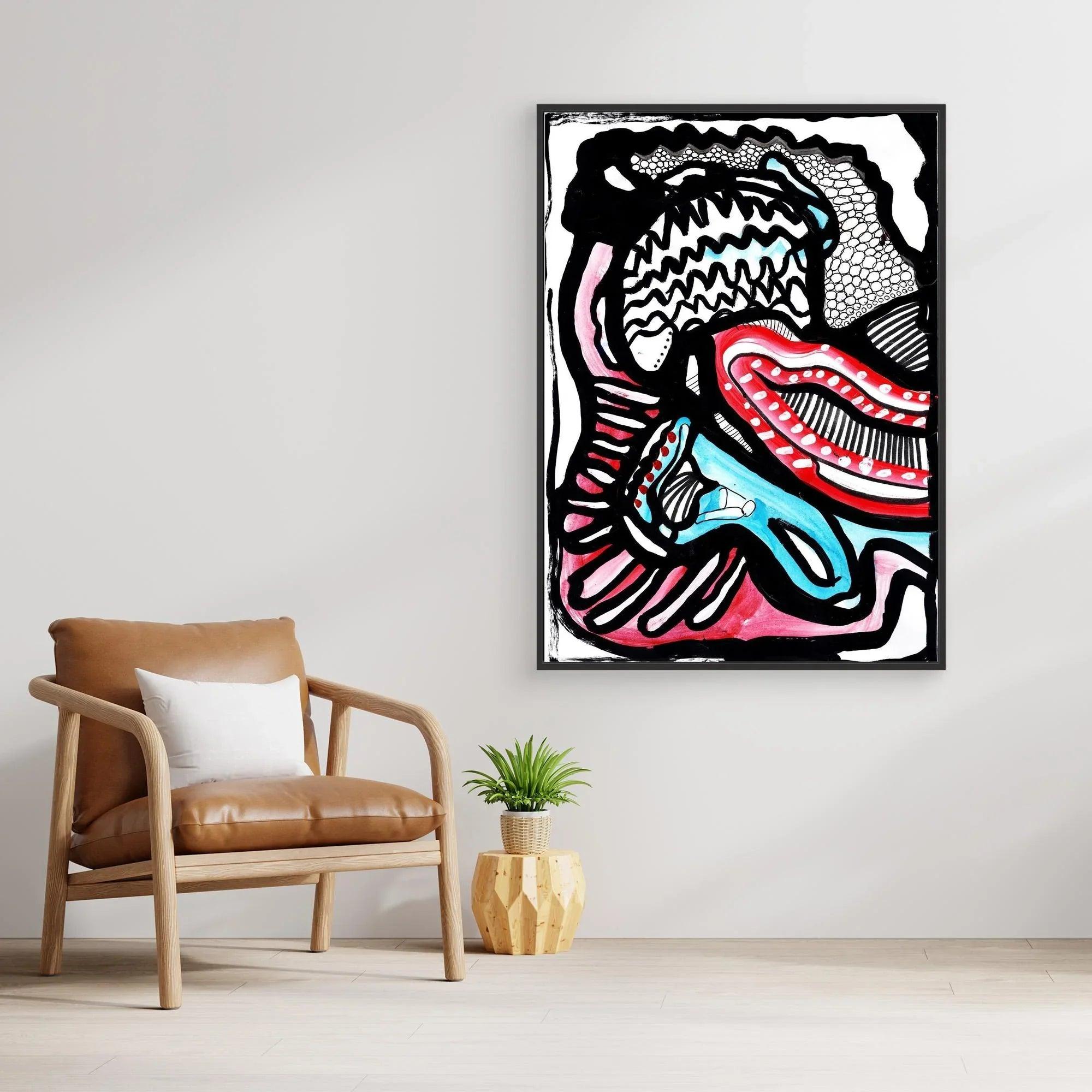 Canvas Print: Tribe - Silvia Pusceddu | Contemporary Art Prints