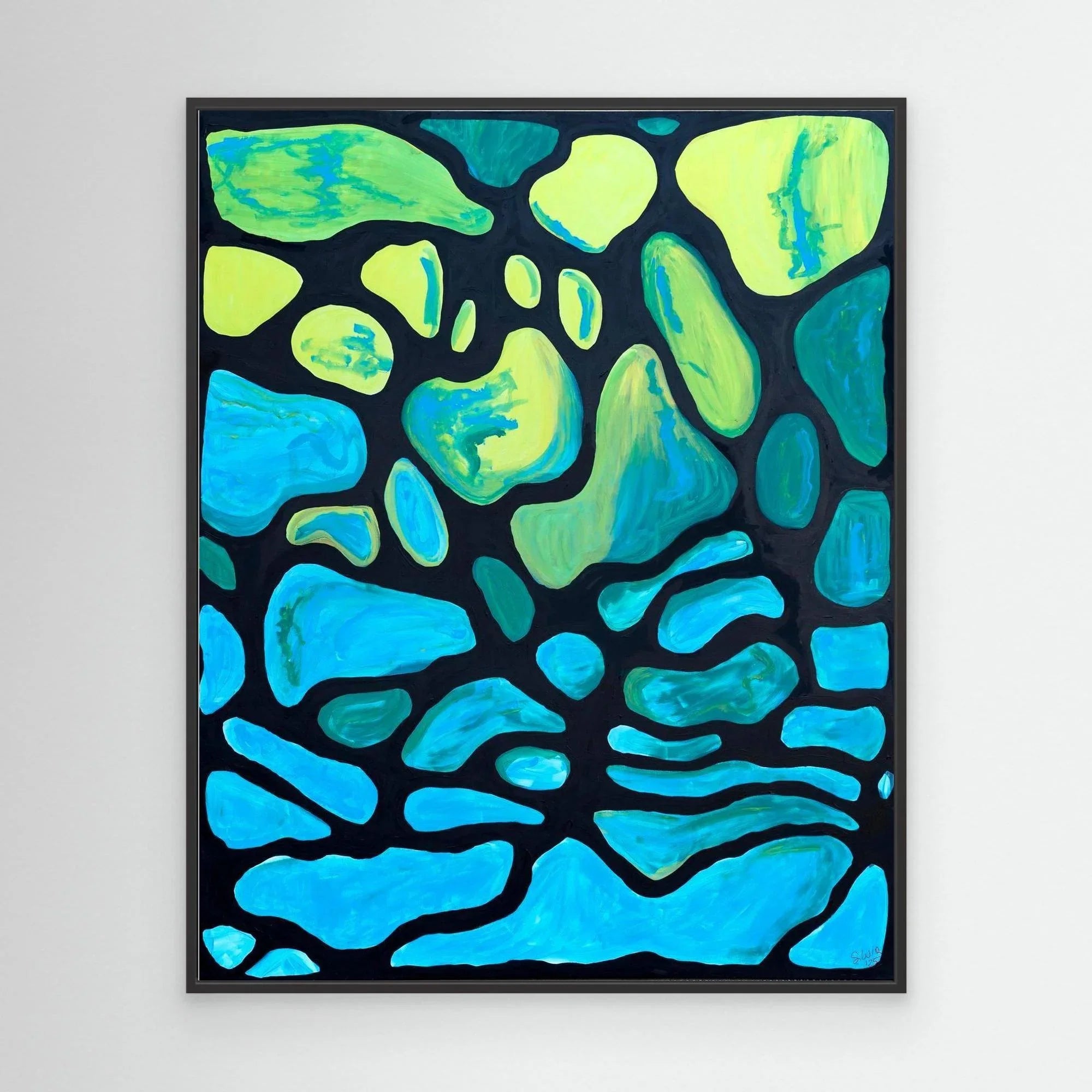 Canvas Print: Acqua - Silvia Pusceddu | Contemporary Art Prints