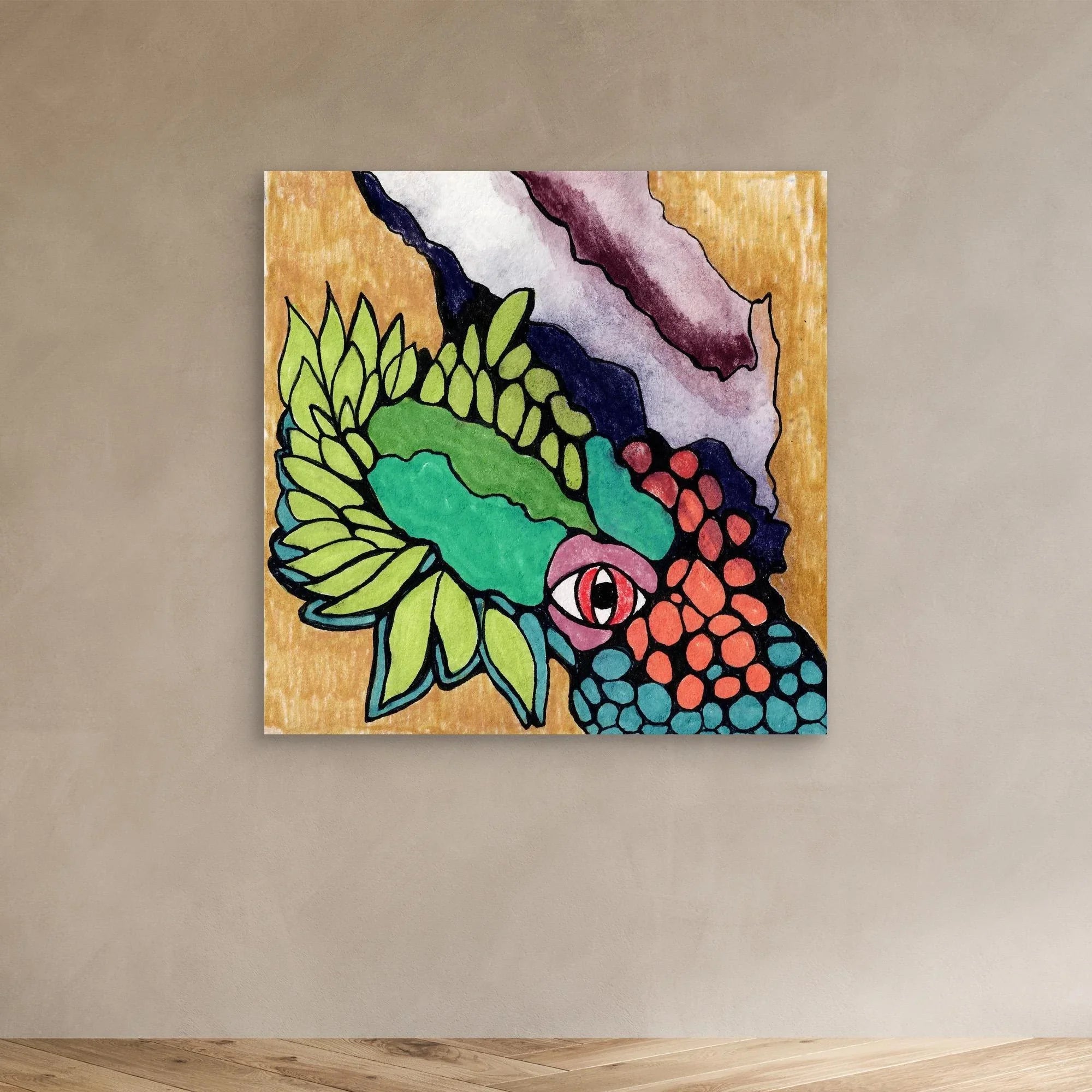 Canvas Print: Underneath - Silvia Pusceddu | Contemporary Art Prints