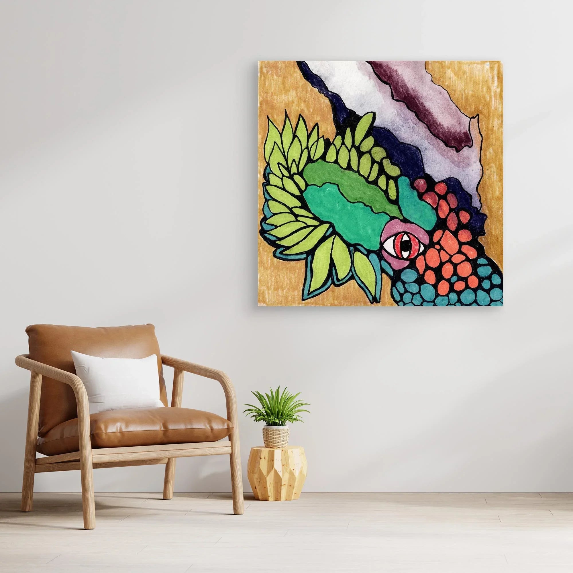 Canvas Print: Underneath - Silvia Pusceddu | Contemporary Art Prints