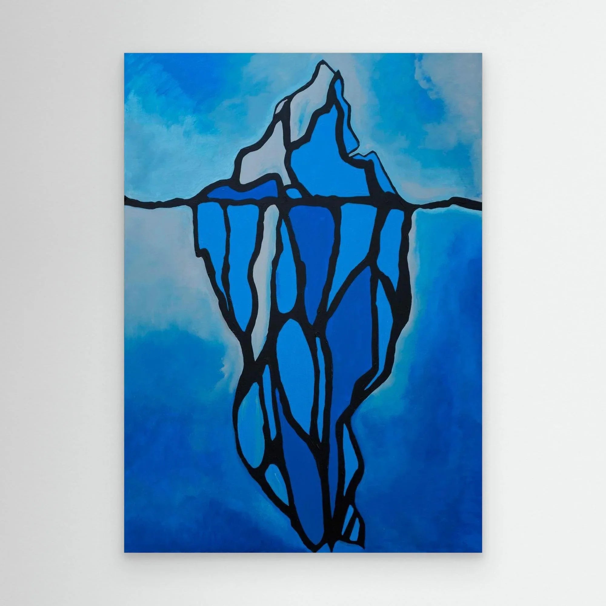 Canvas Print: Iceberg - Silvia Pusceddu | Contemporary Art Prints