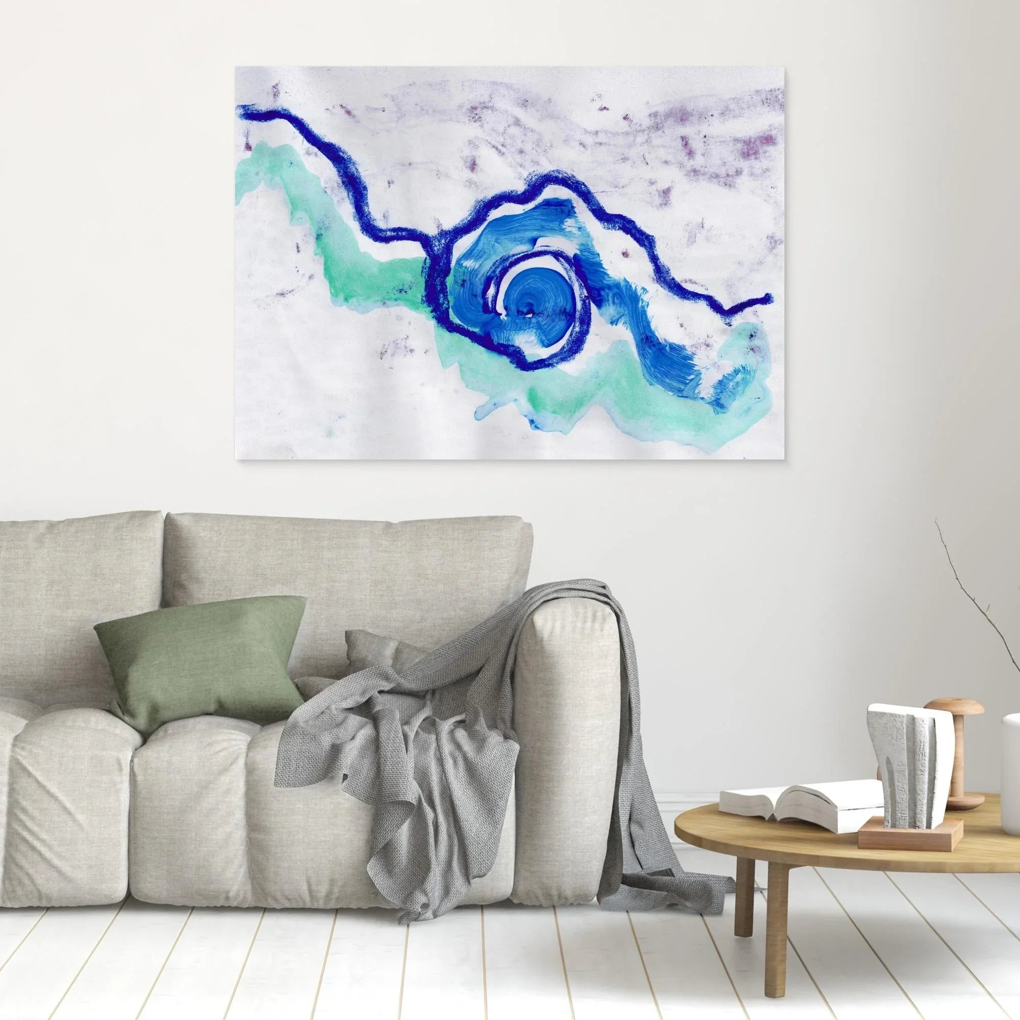 Canvas Print: Lapis - Silvia Pusceddu | Contemporary Art Prints