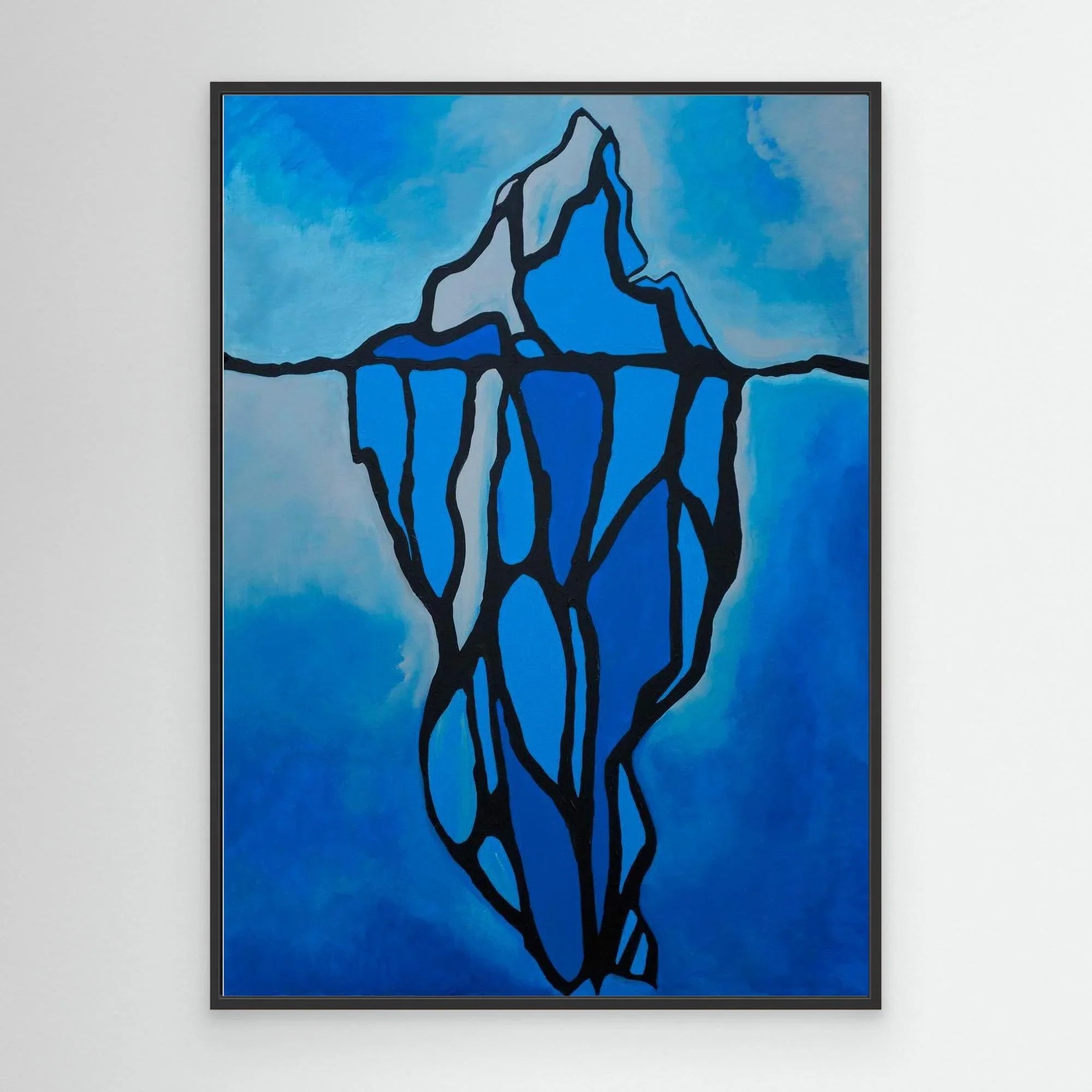 Canvas Print: Iceberg - Silvia Pusceddu | Contemporary Art Prints