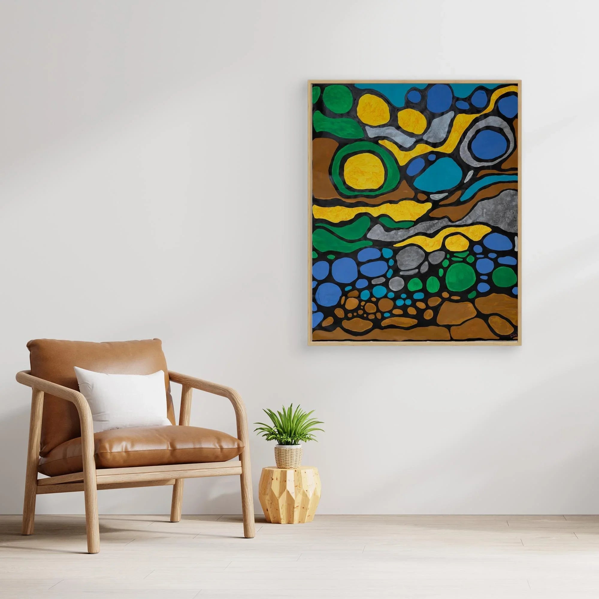 Canvas Print: Joyful - Silvia Pusceddu | Contemporary Art Prints