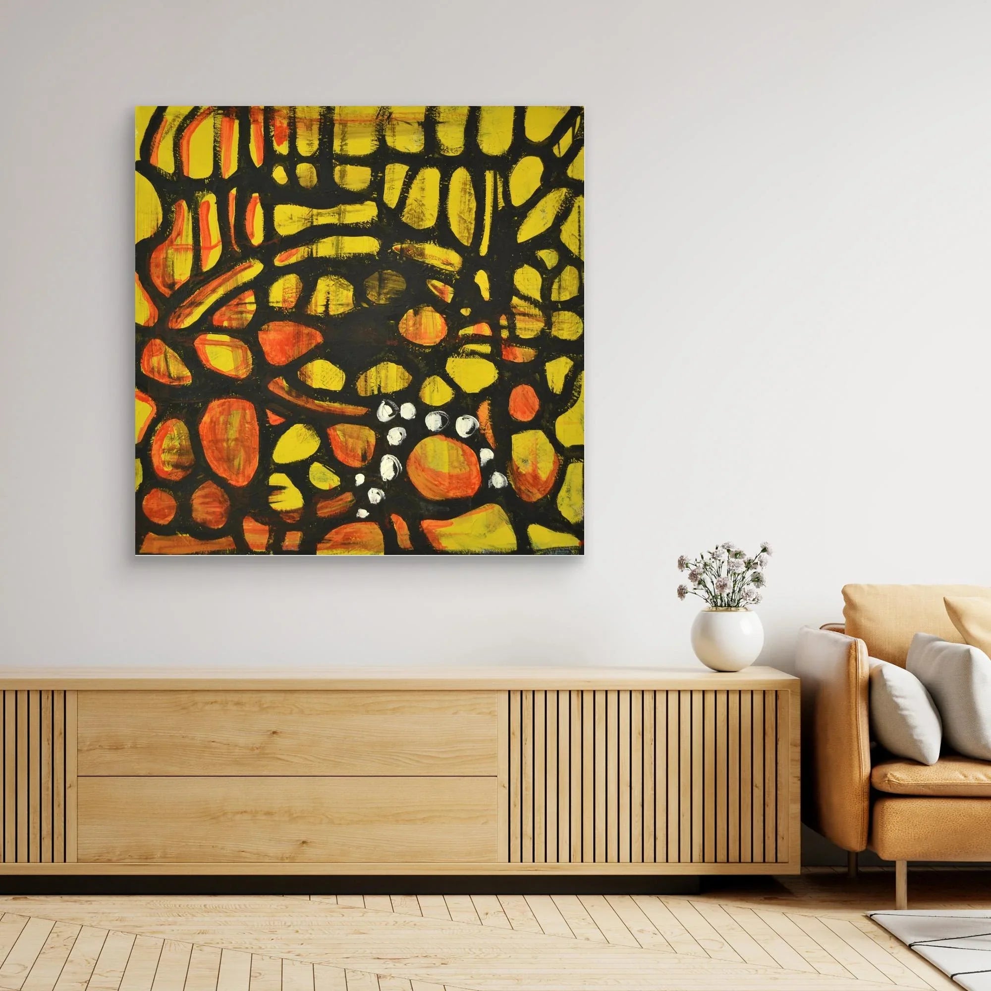 Canvas Print: Labyrinth - Silvia Pusceddu | Contemporary Art Prints
